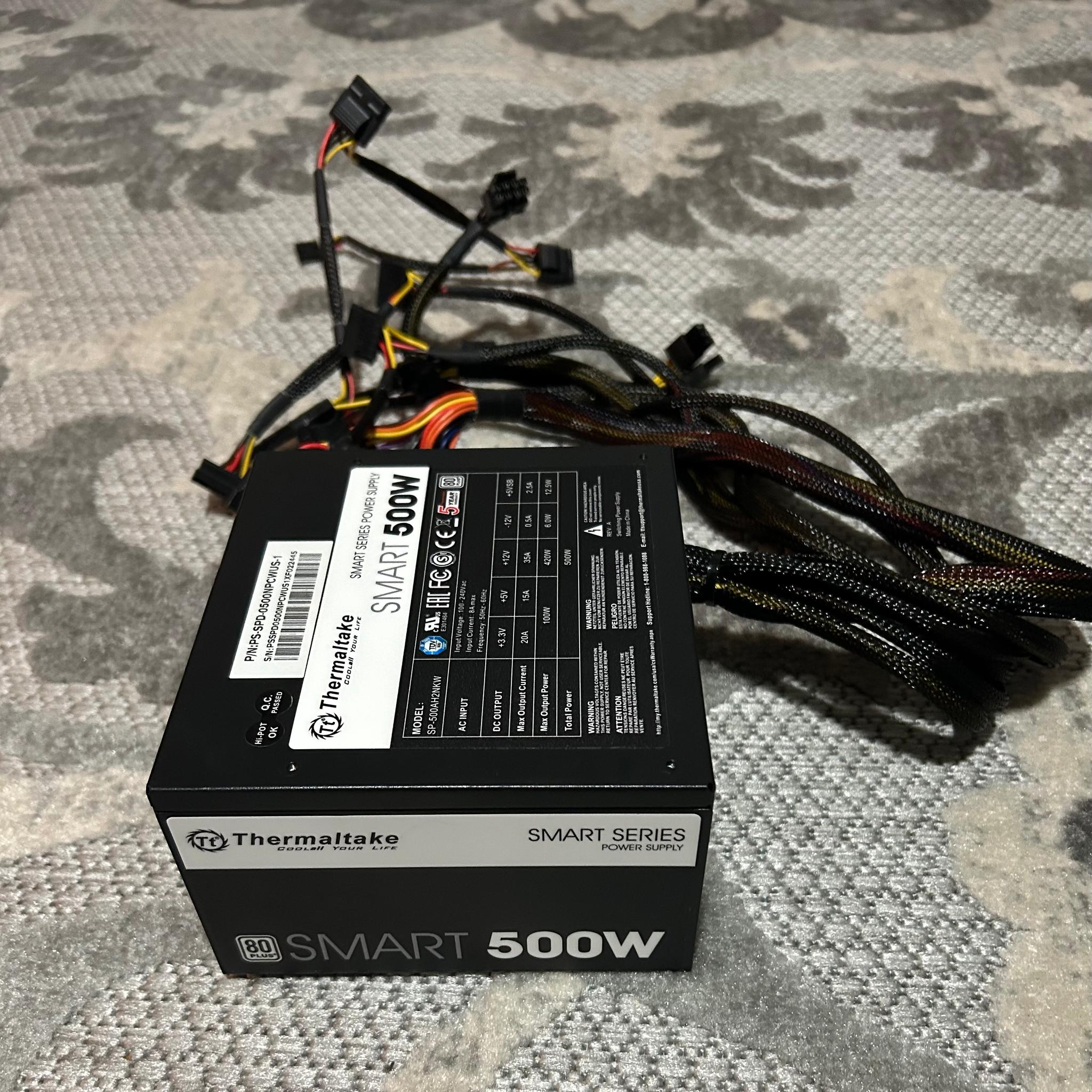 500W thermaltake power supply