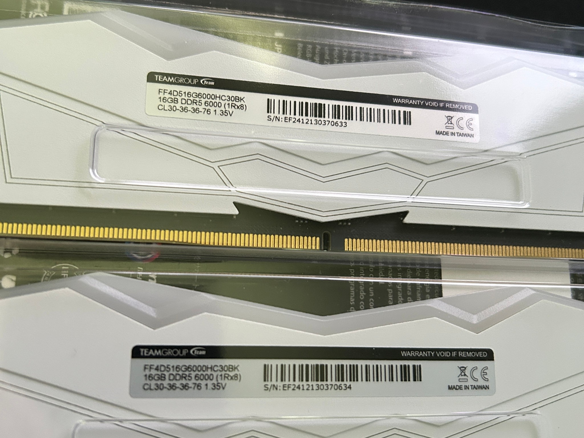 TEAMGROUP T-Force Delta RGB DDR5 32GB DDR5-6000 (2x16GB)