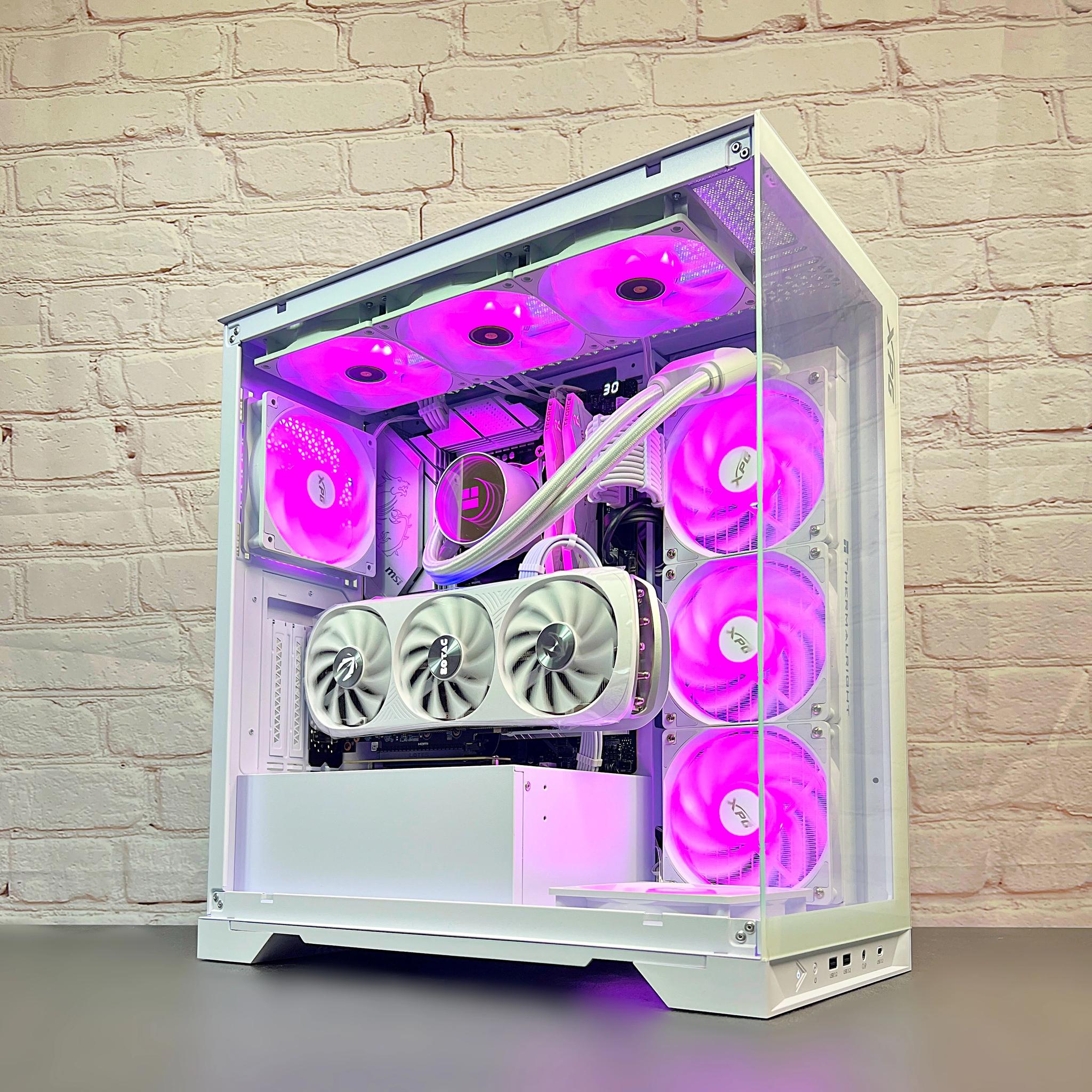 Intel 13600K RTX 4070 TI Super 32GB DDR5 2TB M.2 SSD Wifi 6E Bluetooth Win 11 Pro Gaming PC