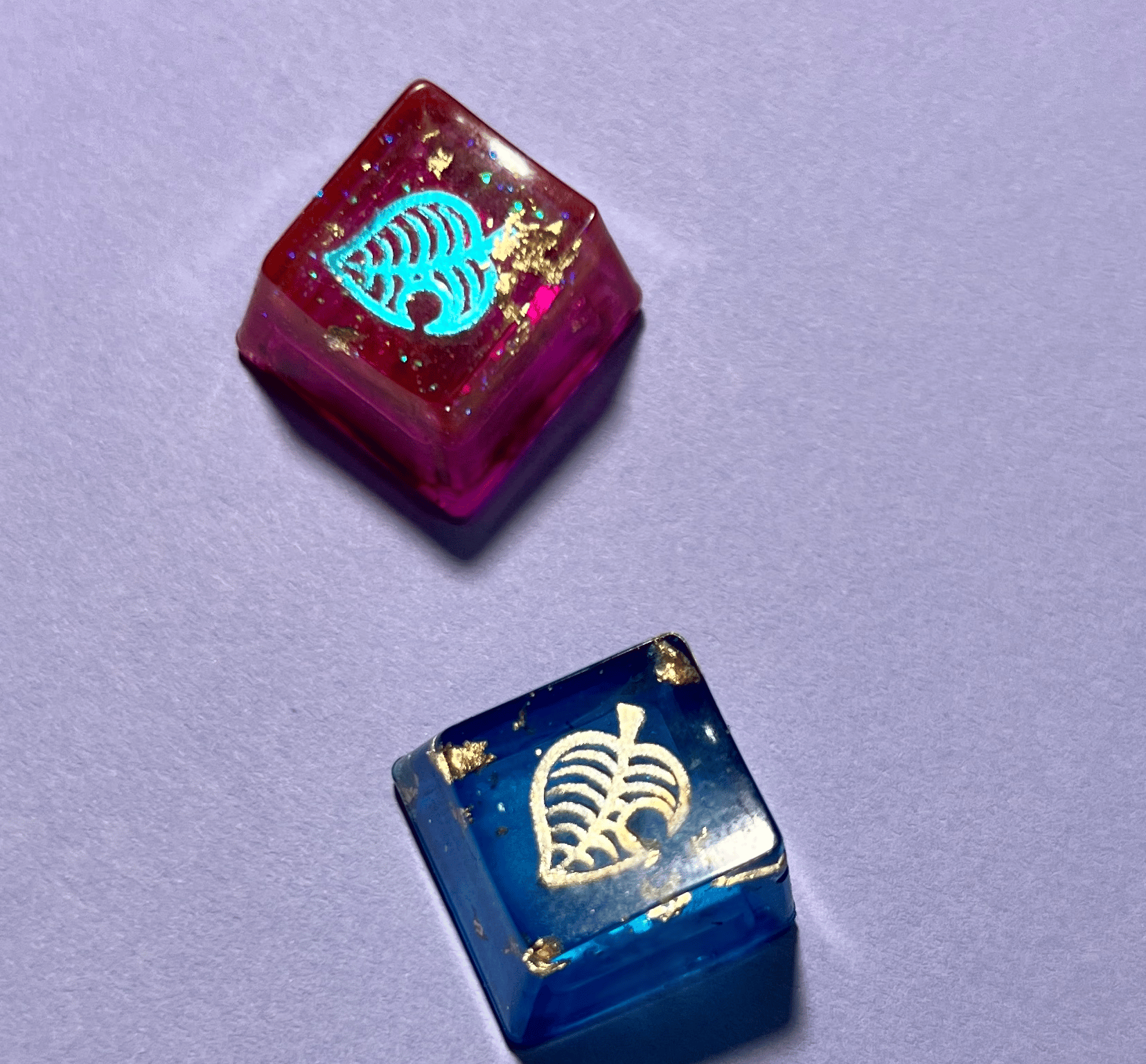 DOLLAR KEYCAPS s2 - Animal Crossing Leafy