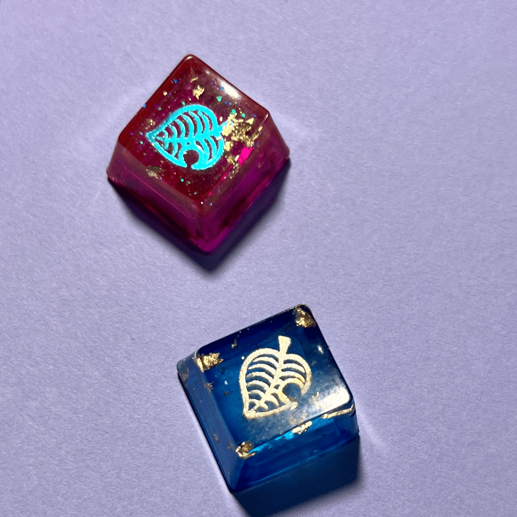 DOLLAR KEYCAPS s2 - Animal Crossing Leafy