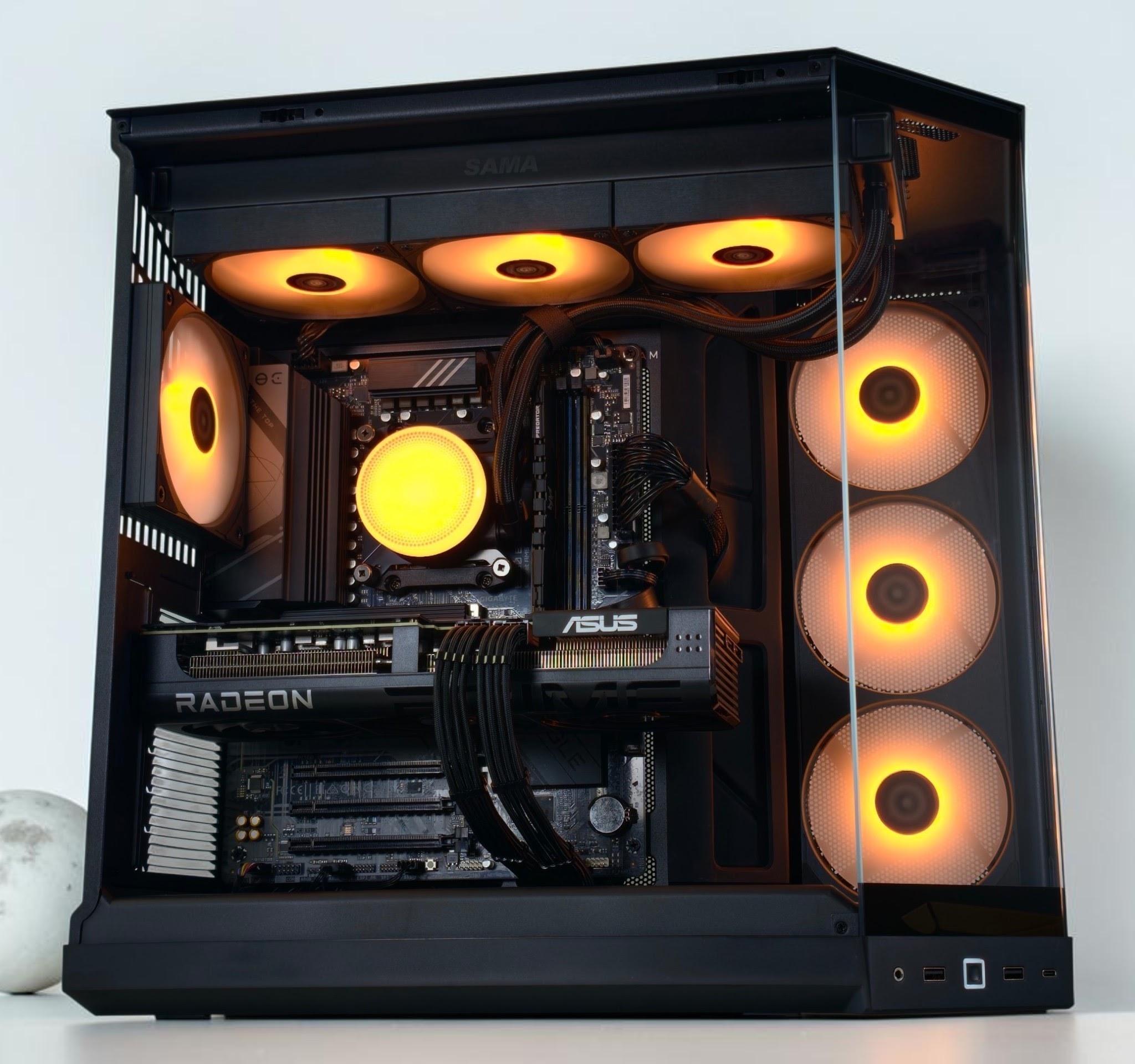 🪐🟠Titan 🌌500 FPS🌌 AMD RX 9070 GRE 🌌AMD Ryzen 7 7800X3D🌌16GB DDR5🌌1TB NVME