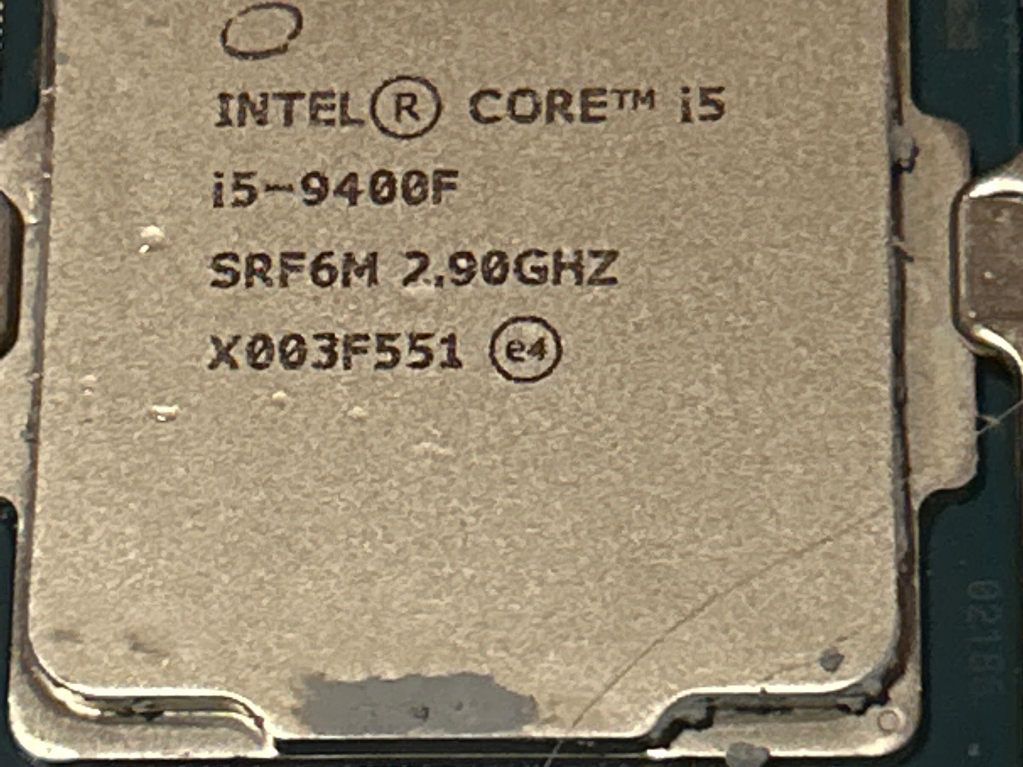 Z390/I5 9400F UNTESTED