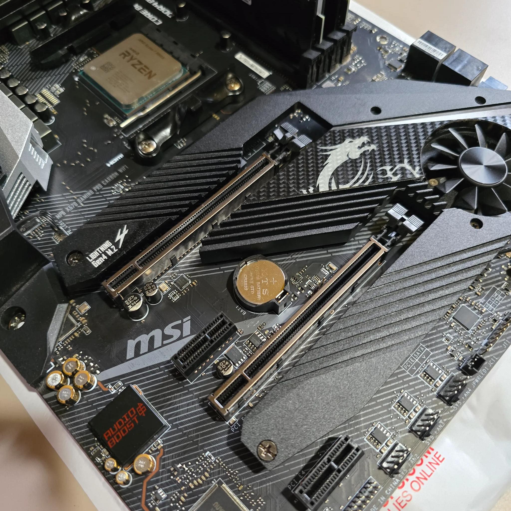 Ryzen 7 5800x MSI Carbon Motherboard 32gb Kingston Fury Ram