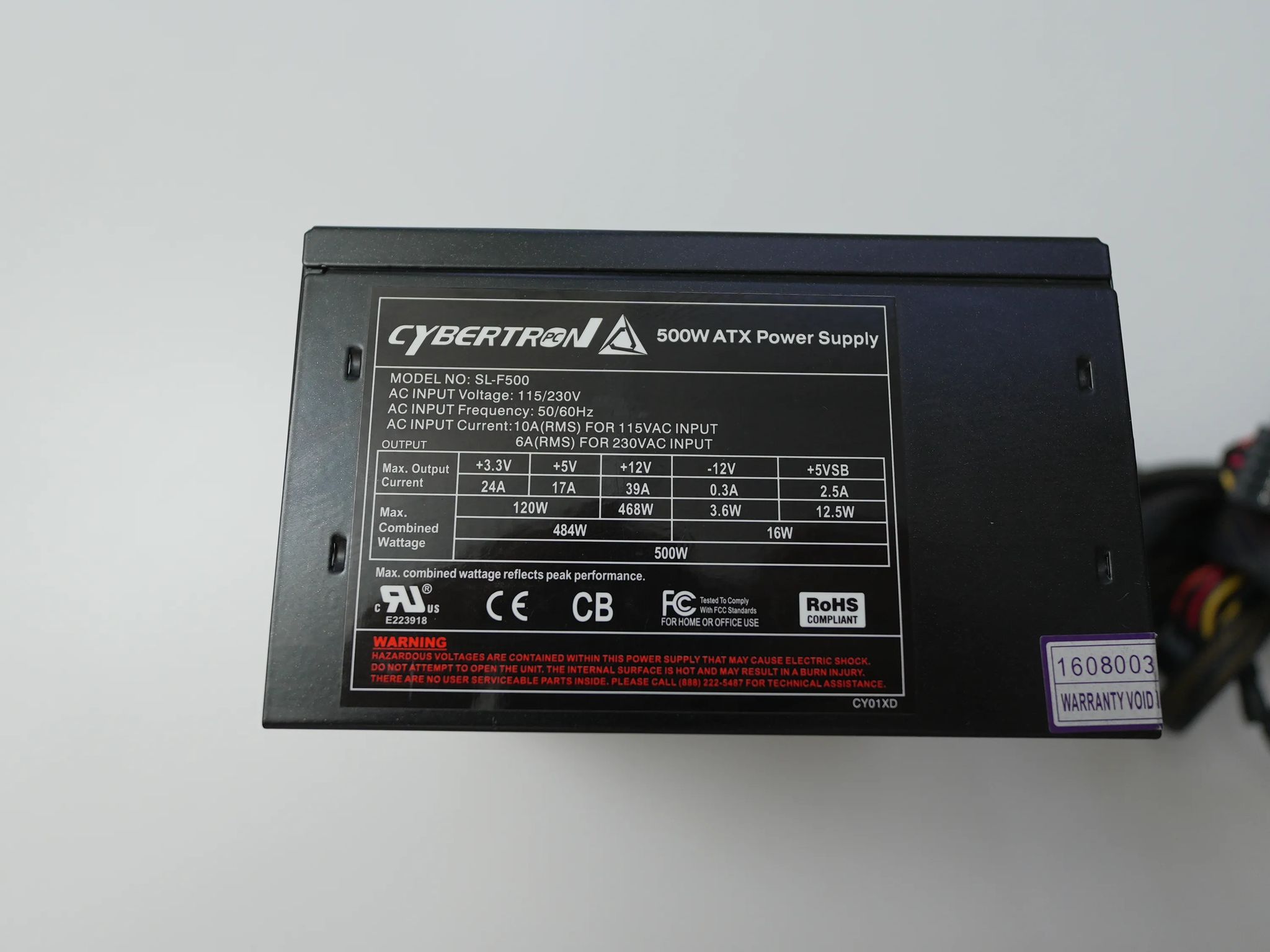 500w Power Supply