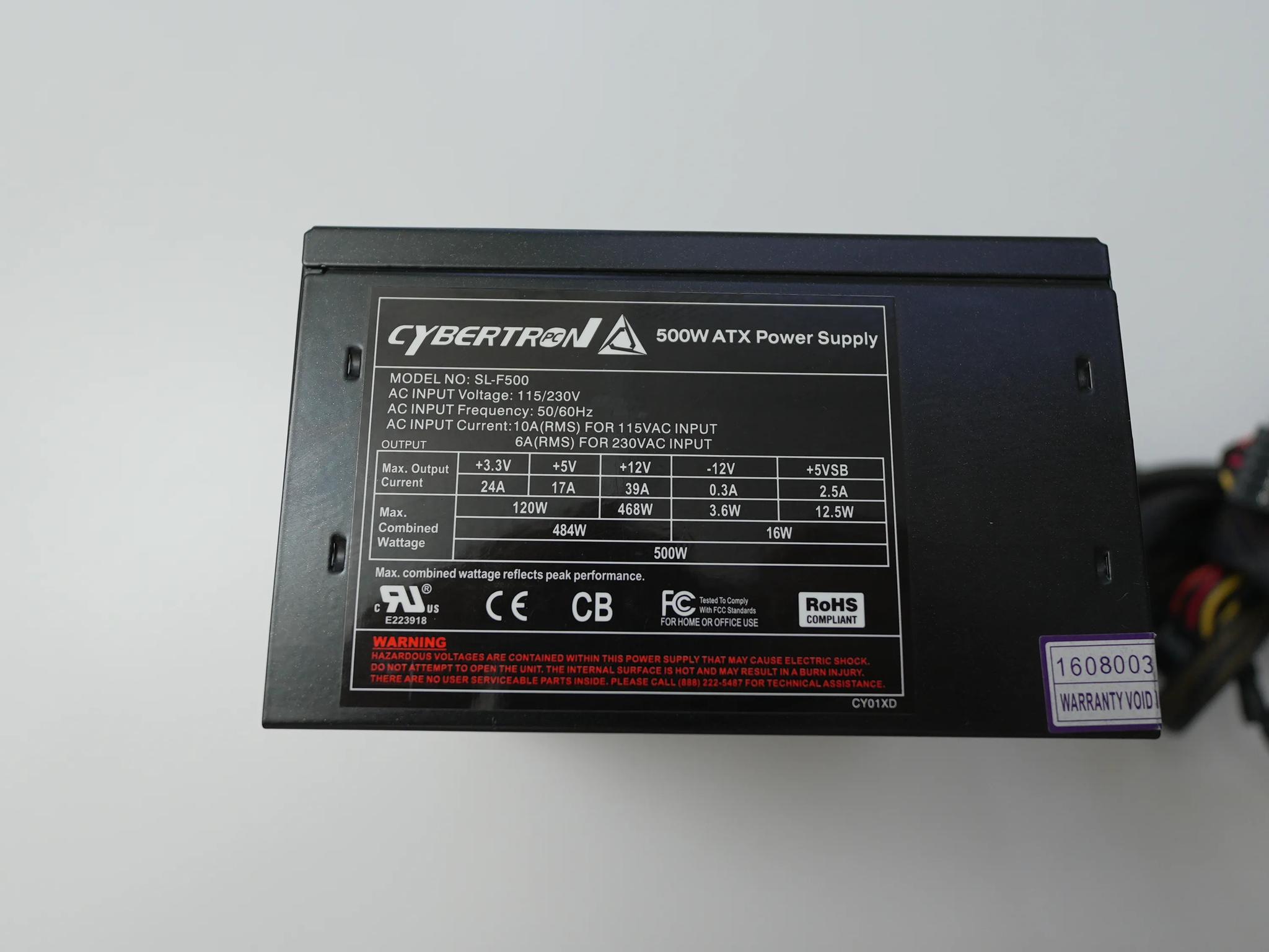 500w Power Supply