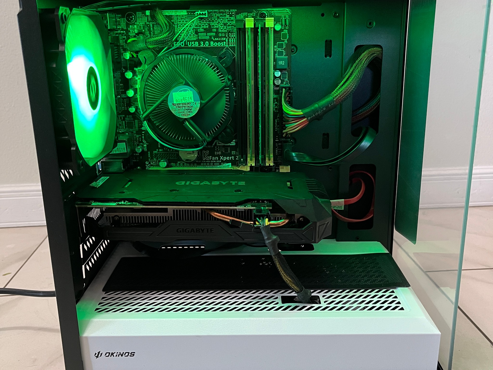 Budget Gaming PC - Intel i7-4790, NVIDIA GTX 1060, 12GB RAM, 1.1TB Storage, w/ Wi-Fi & BT
