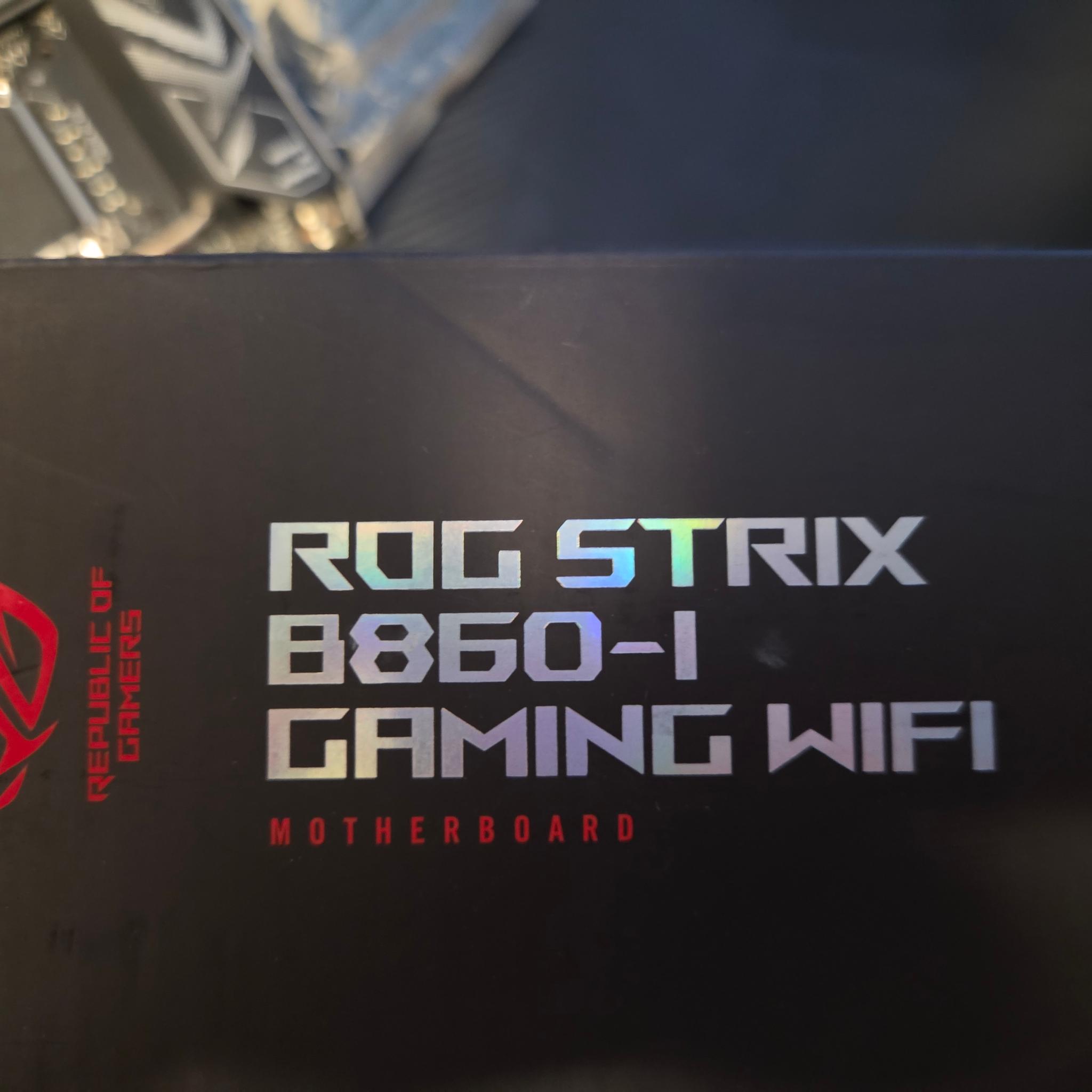 ASUS ROG Strix B860-I Gaming WiFi Mini-ITX Motherboard – Untested – $140