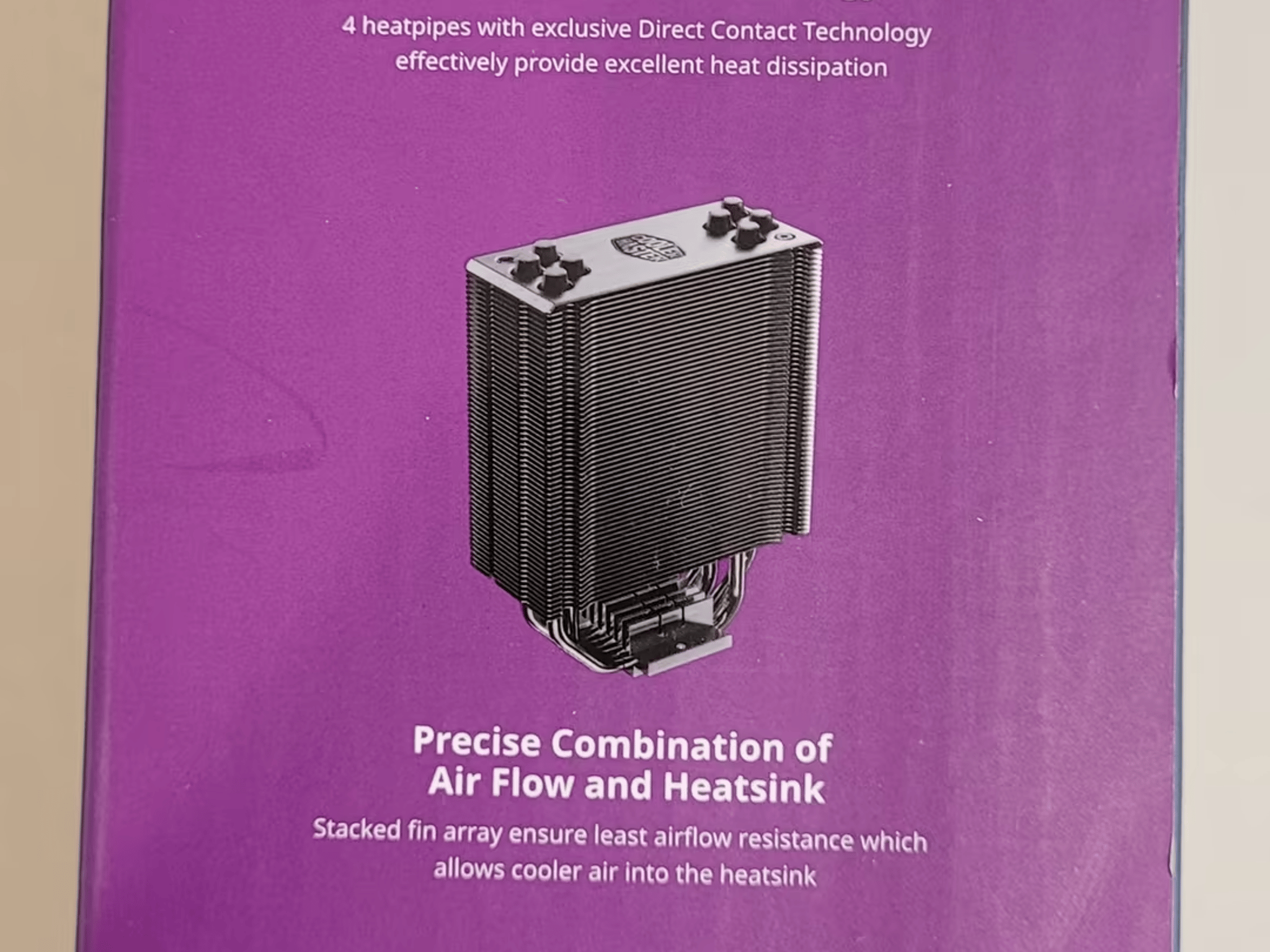 New Sealed - Cooler Master Hyper 212 Black Edition RGB CPU Air Cooler