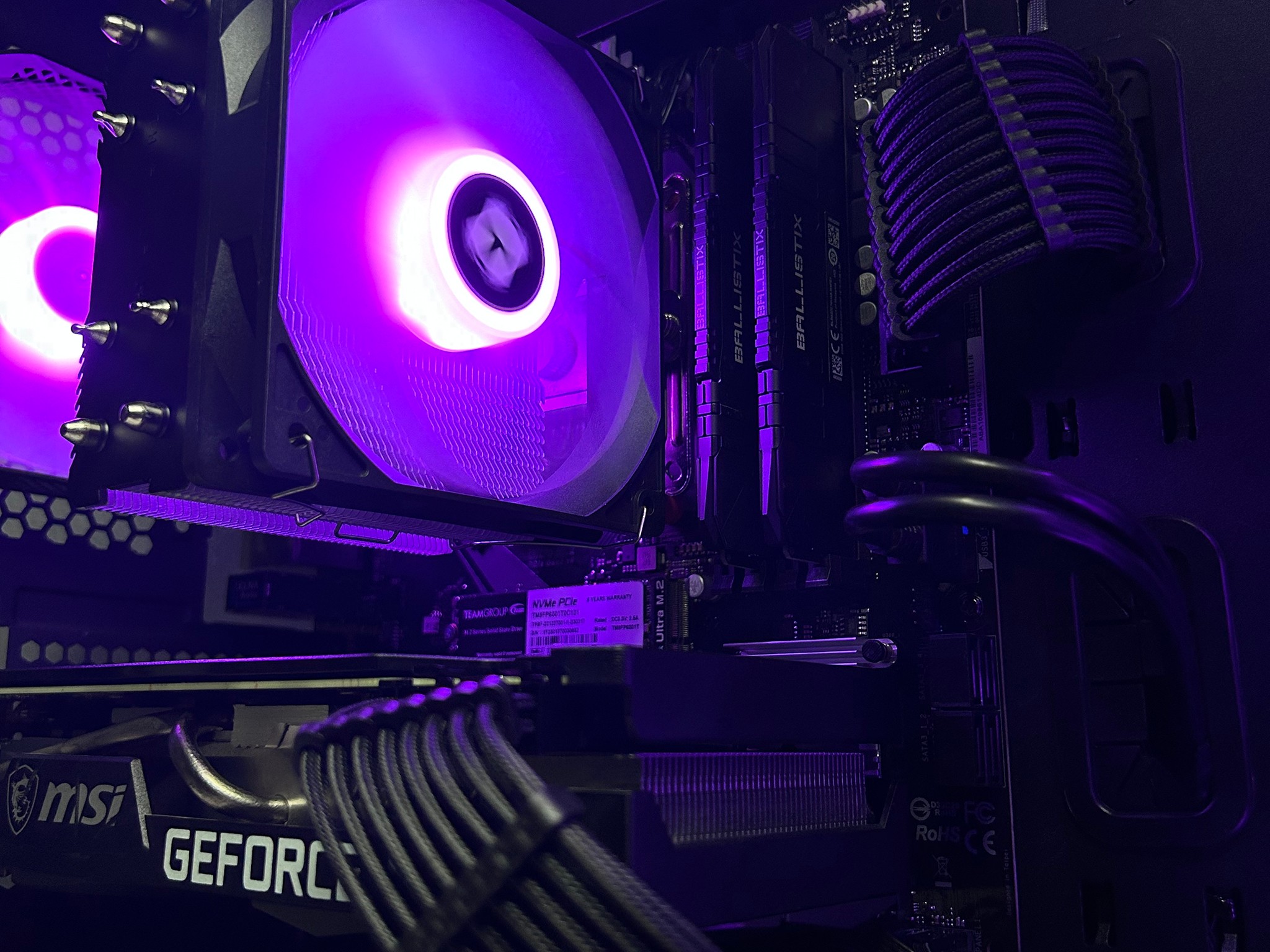 ⚫️🟣⚫️| MSI RTX 3070 | Ryzen 5 5600X | 1TB NVME | 16GB Crucial Ballistix 3200Mhz