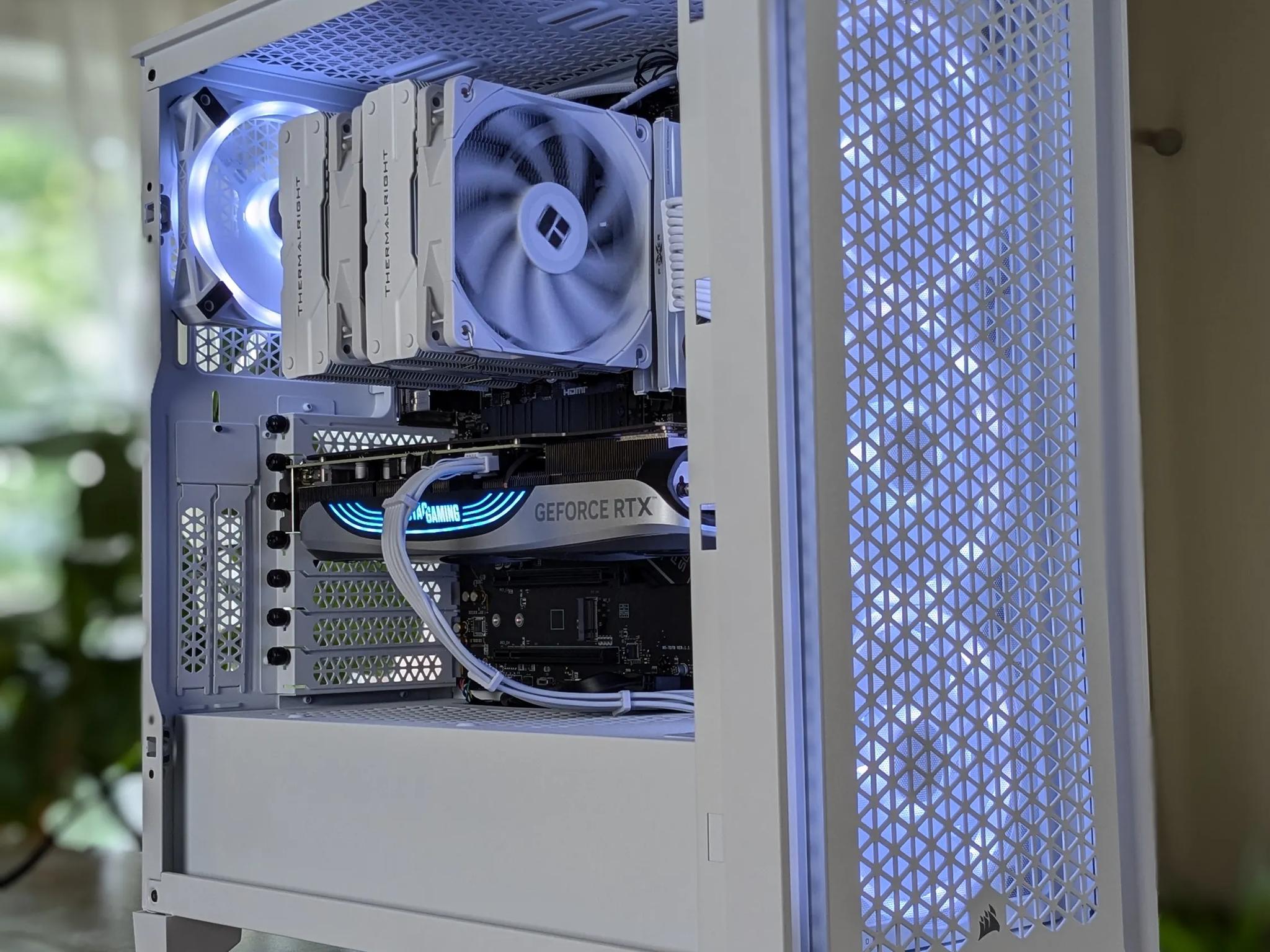 Mid Range Ryzen White Gaming PC - Ryzen 5 7500F - RTX 4070