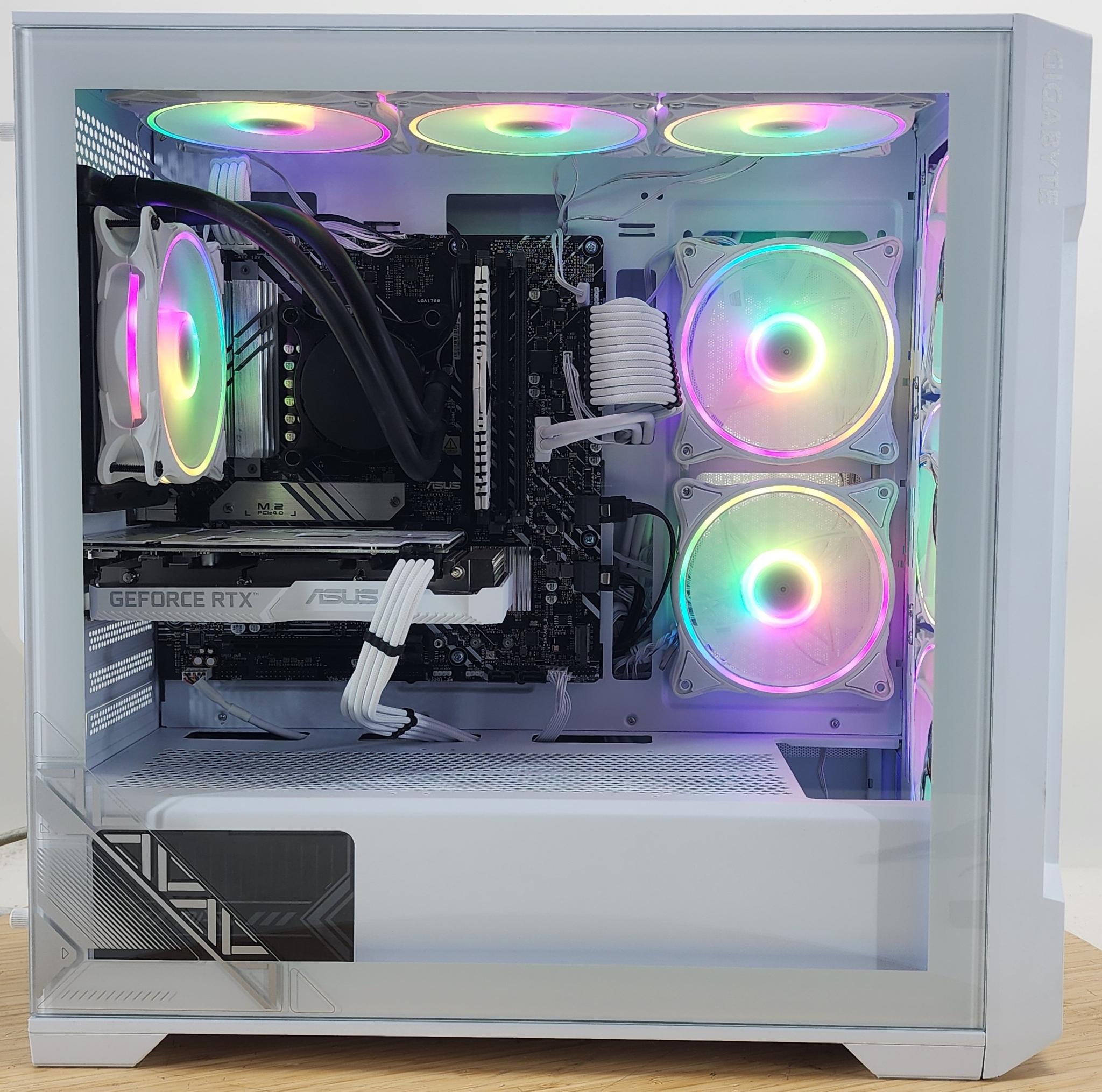 Gaming PC i5-12400F 16GB RAM 256GB SSD + 500GB HDD RTX 3060 8GB Win11 Computer