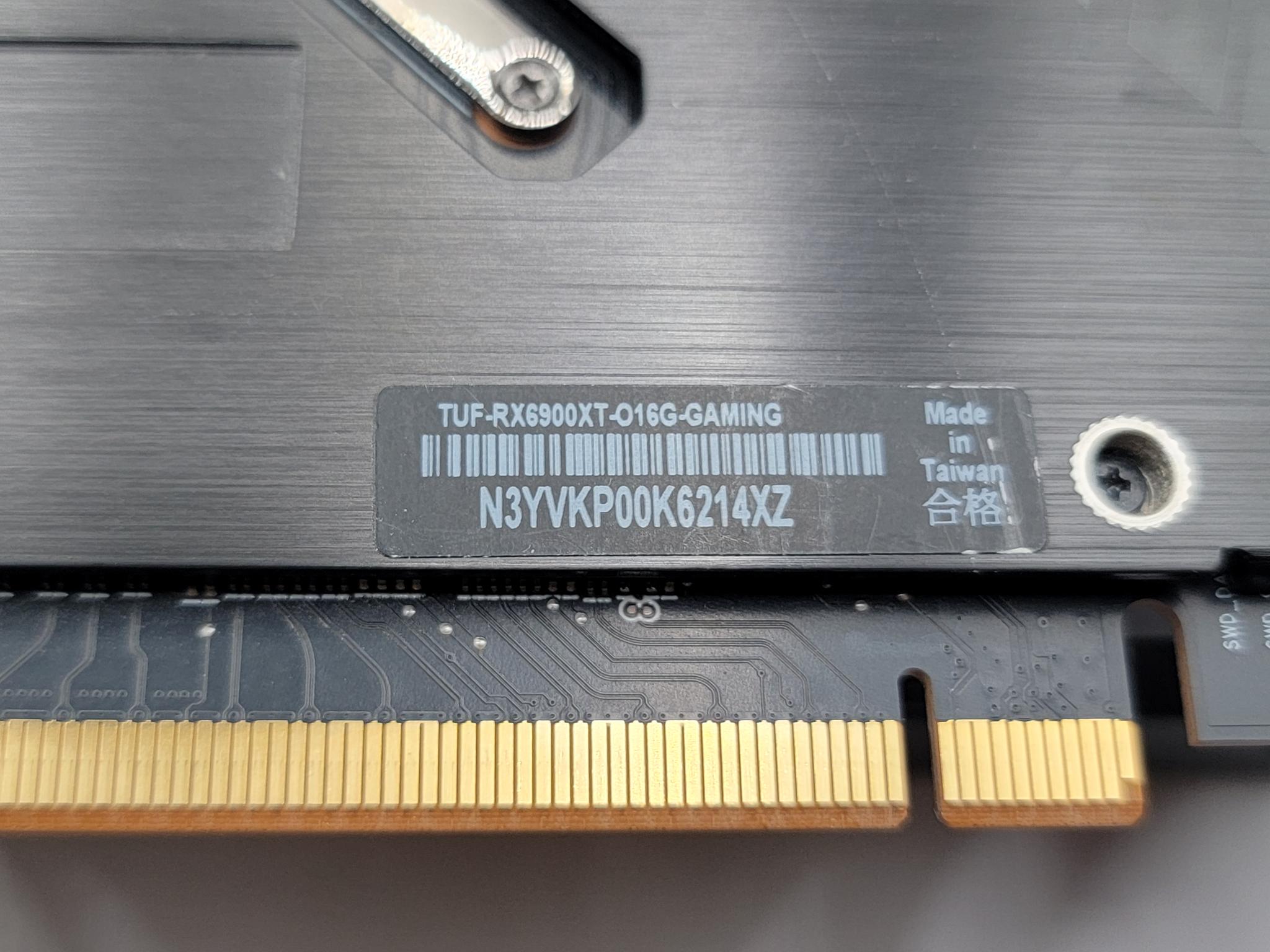 ASUS TUF Gaming AMD Radeon RX 6900 XT OC GPU (TUF-RX6900XT-O16G-GAMING)
