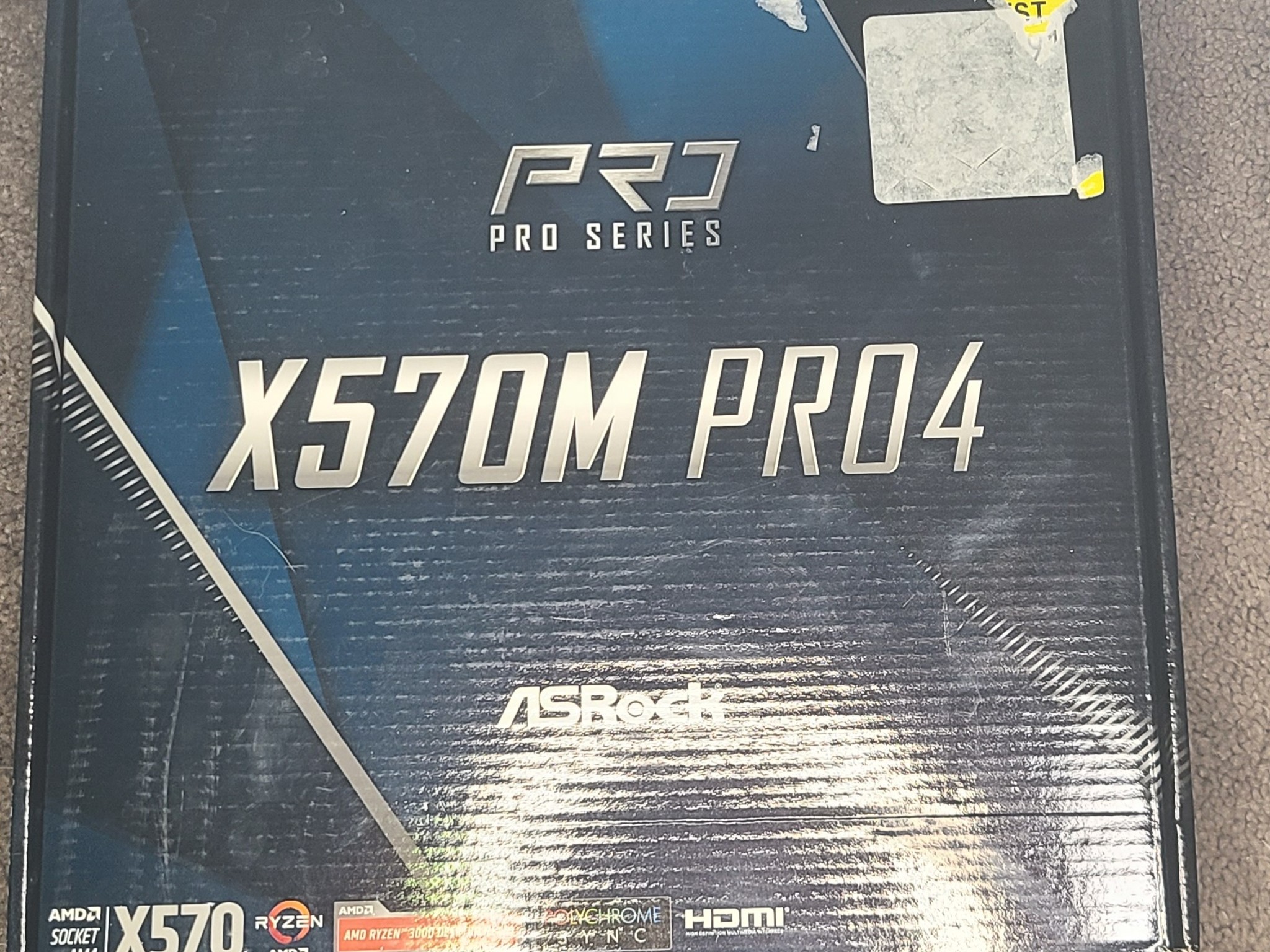 AMD Ryzen 5 2600 with ASRock X570M Pro4 Motherboard and Wifi/Bluetooth PCIE card!