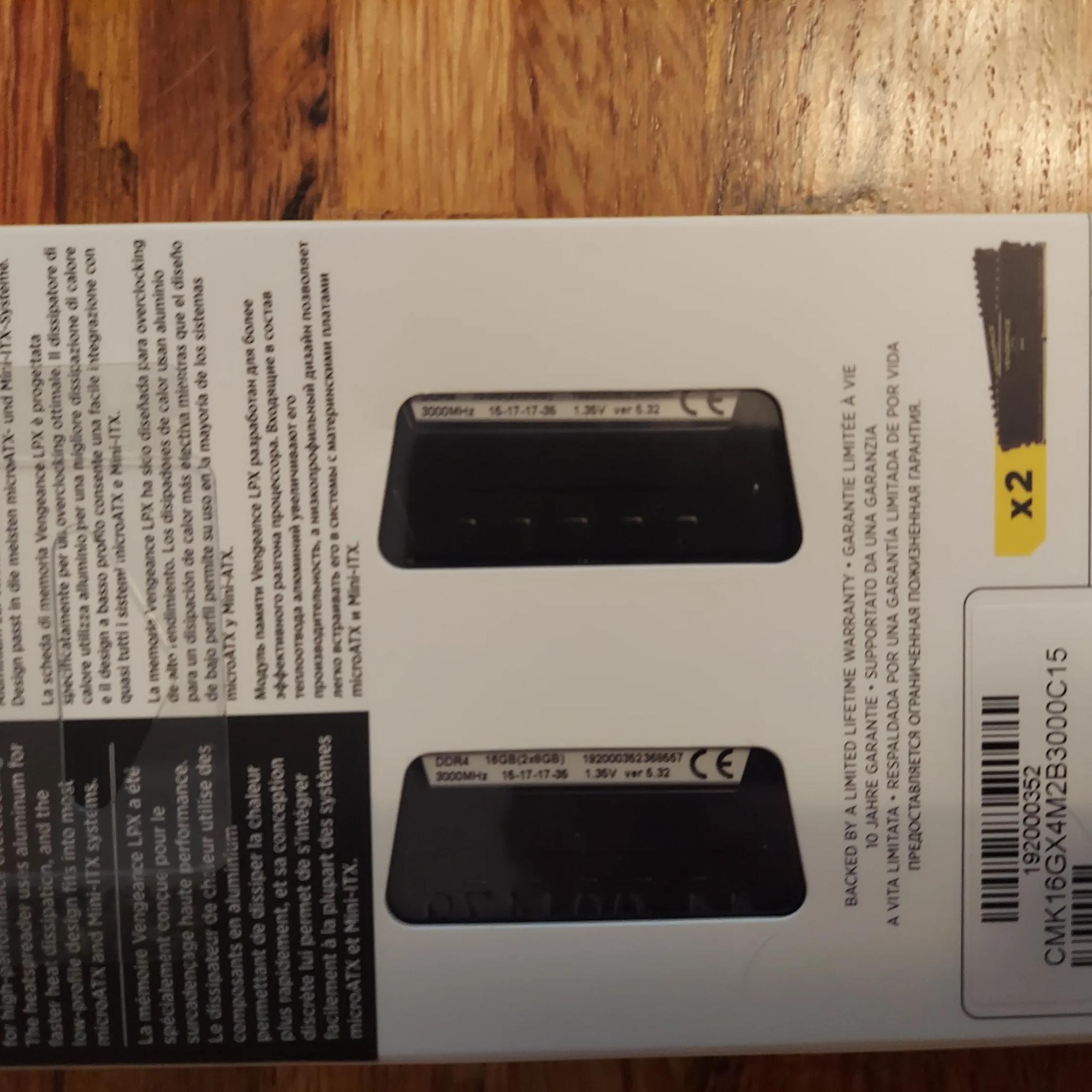 Corsair Vengeance LPX 16 GB (2 x 8 GB) DDR4-3000