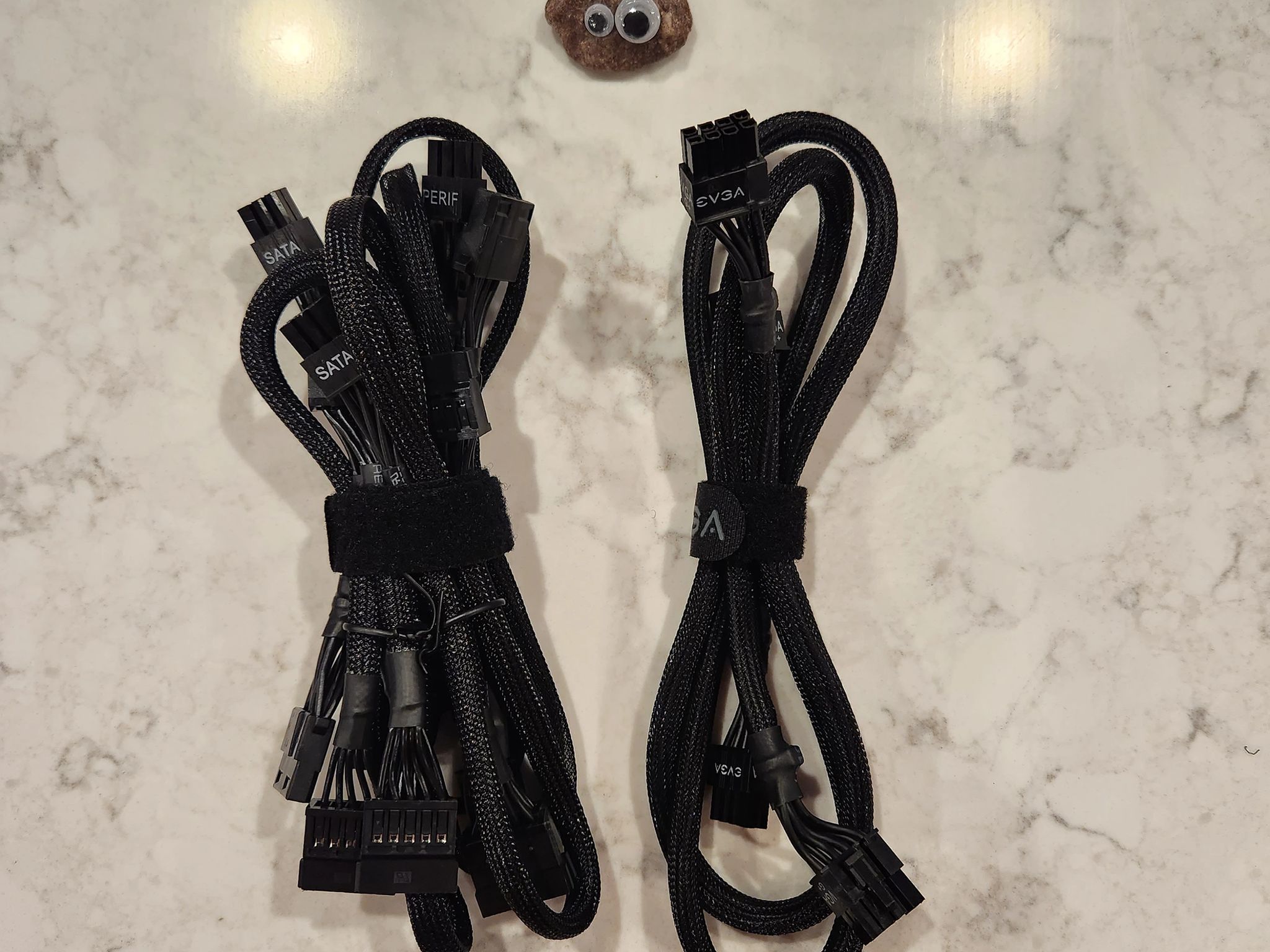 EVGA G2/G3/G5/G6/G7/GA/G+/GM/P2/P3/P5/P6/P+/T2 Modular PSU Cables - 2x GPU, 2x SATA, 2x Molex