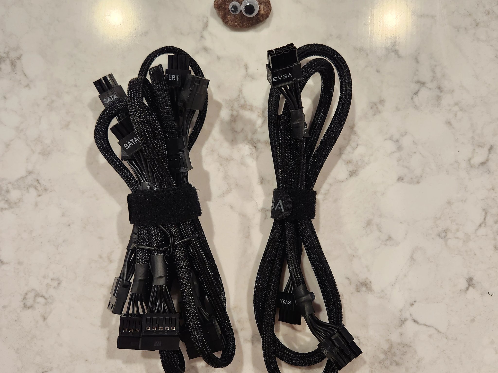 EVGA G2/G3/G5/G6/G7/GA/G+/GM/P2/P3/P5/P6/P+/T2 Modular PSU Cables - 2x GPU, 2x SATA, 2x Molex