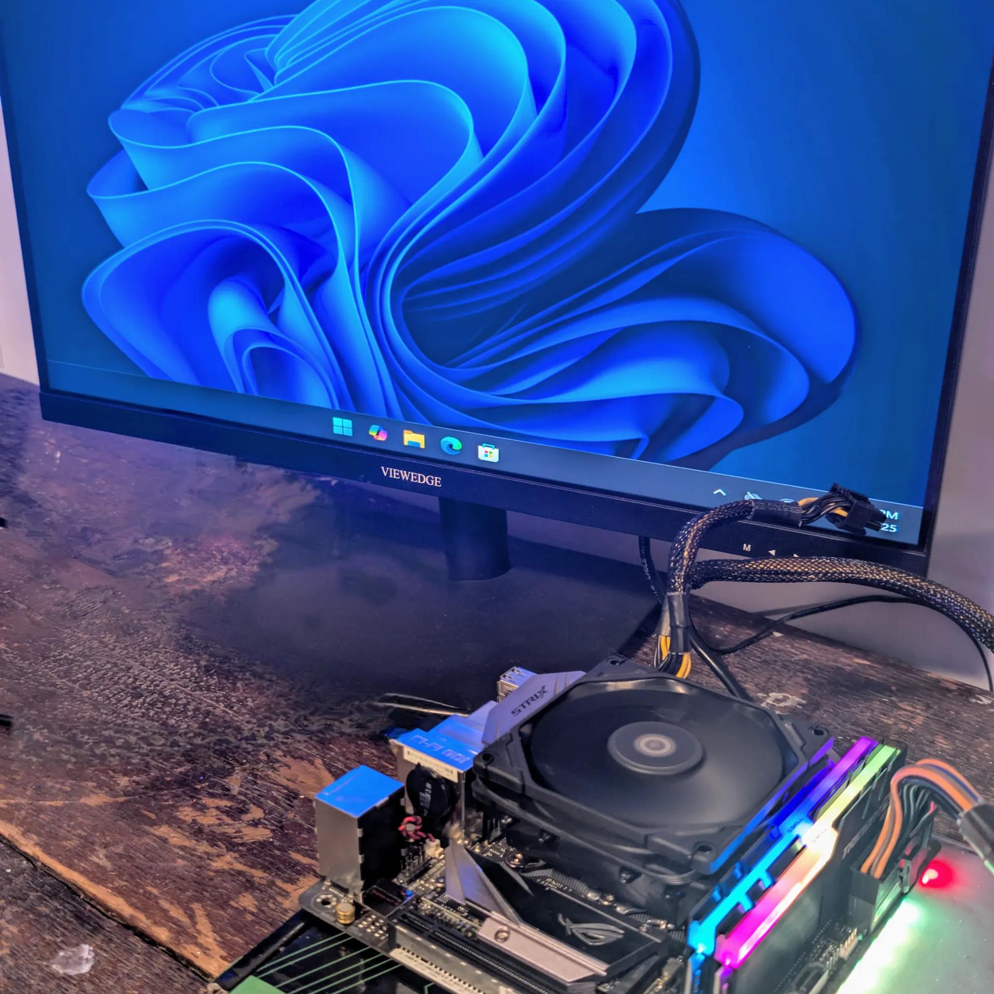 ⭐Mini-ITX Motherboard Combo⭐ Core i7-7700k 32gb RAM 500gb M.2 SSD
