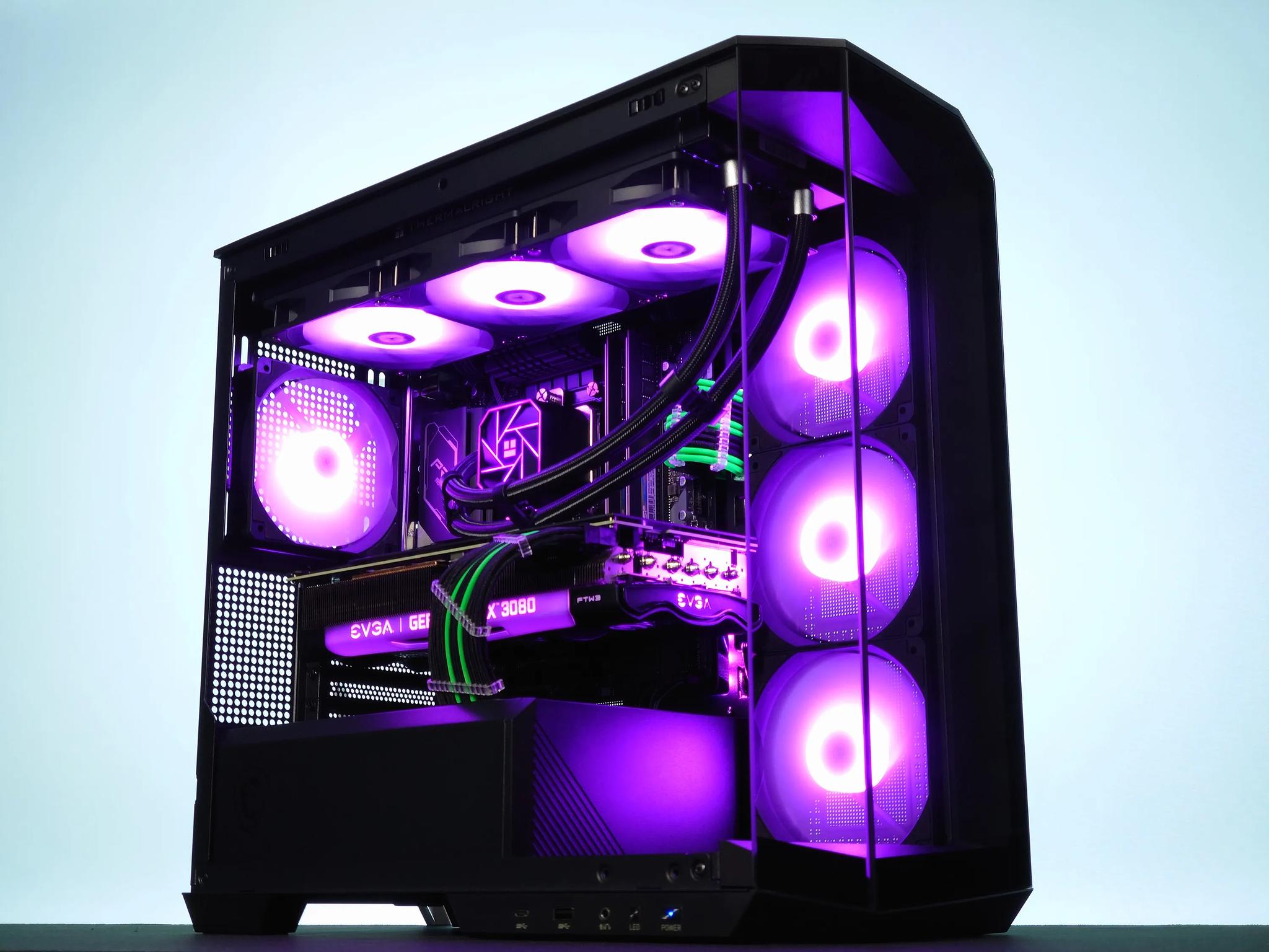 💚🖤Liquid Cooled Gaming PC❇️Nvidia RTX 3080 10GB❇️Intel i7 12700KF 12 core❇️32GB DDR4❇️1TB NVME
