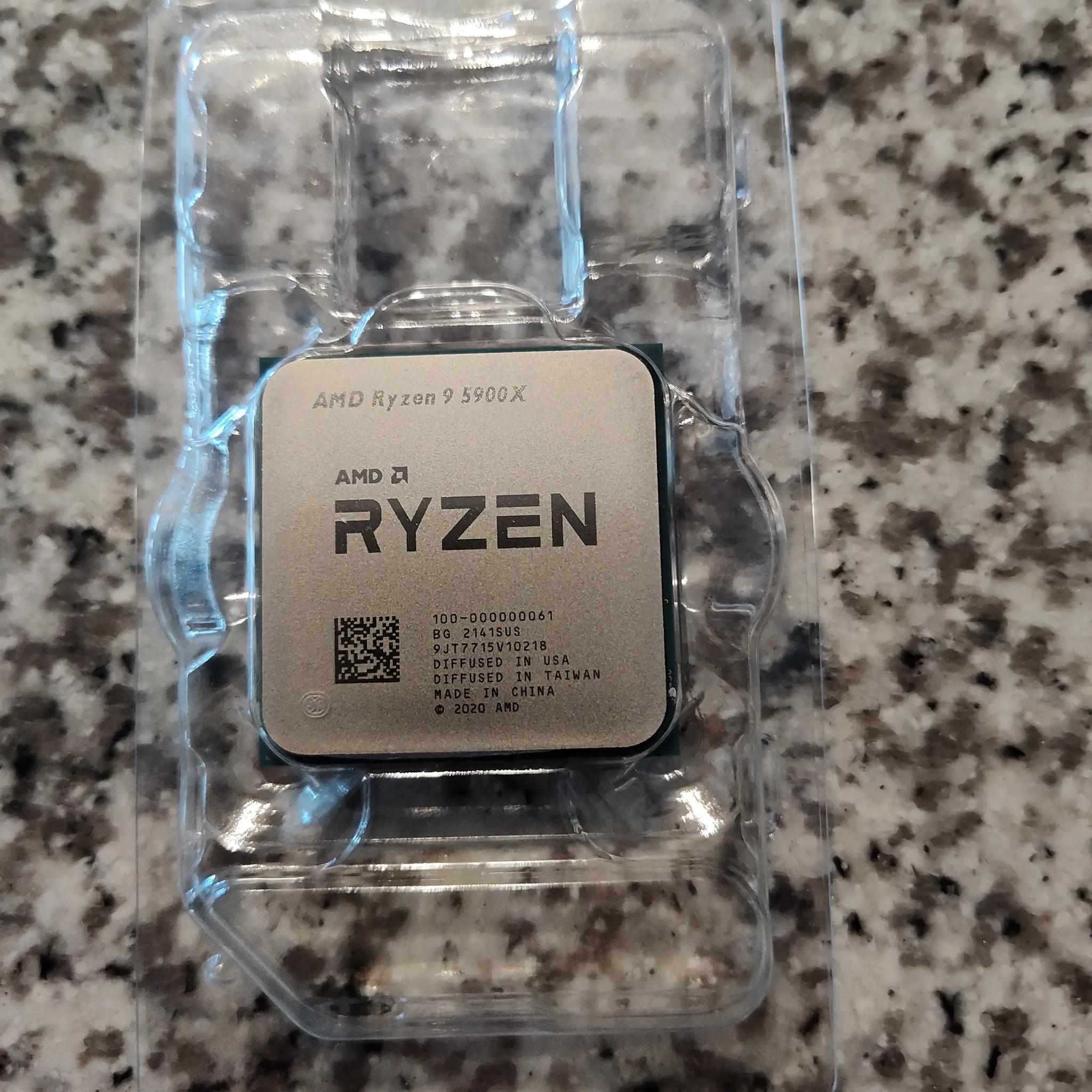 Discounted Ryzen 9 5900X CPU parted out of machine that had only seen light personal use.