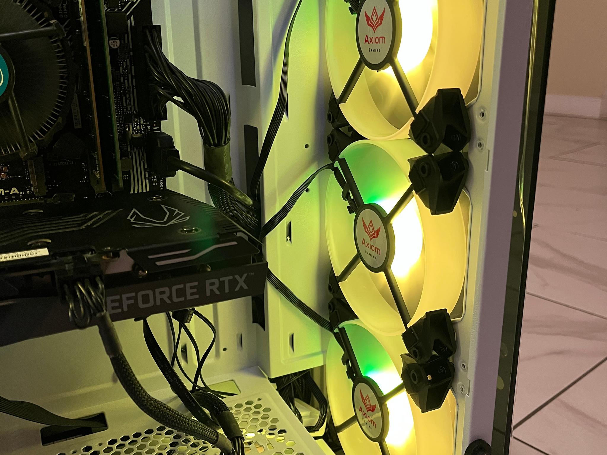 🟠🔥NVIDIA RTX 3060 Ti, Intel i5-10400, 16GB RAM, 1TB SSD, High Performance RGB Gaming PC w/ Remote
