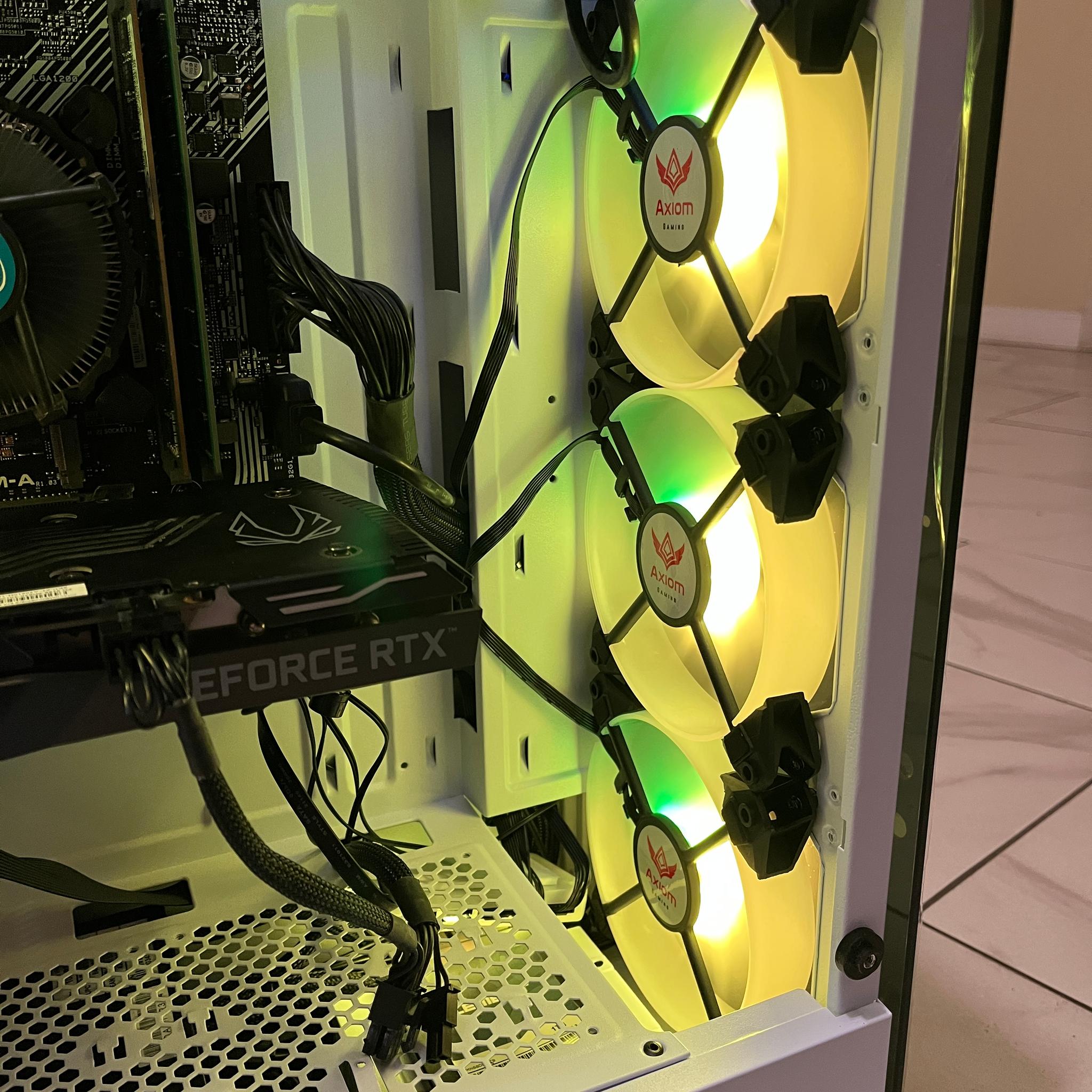 🟠🔥NVIDIA RTX 3060 Ti, Intel i5-10400, 16GB RAM, 1TB SSD, High Performance RGB Gaming PC w/ Remote