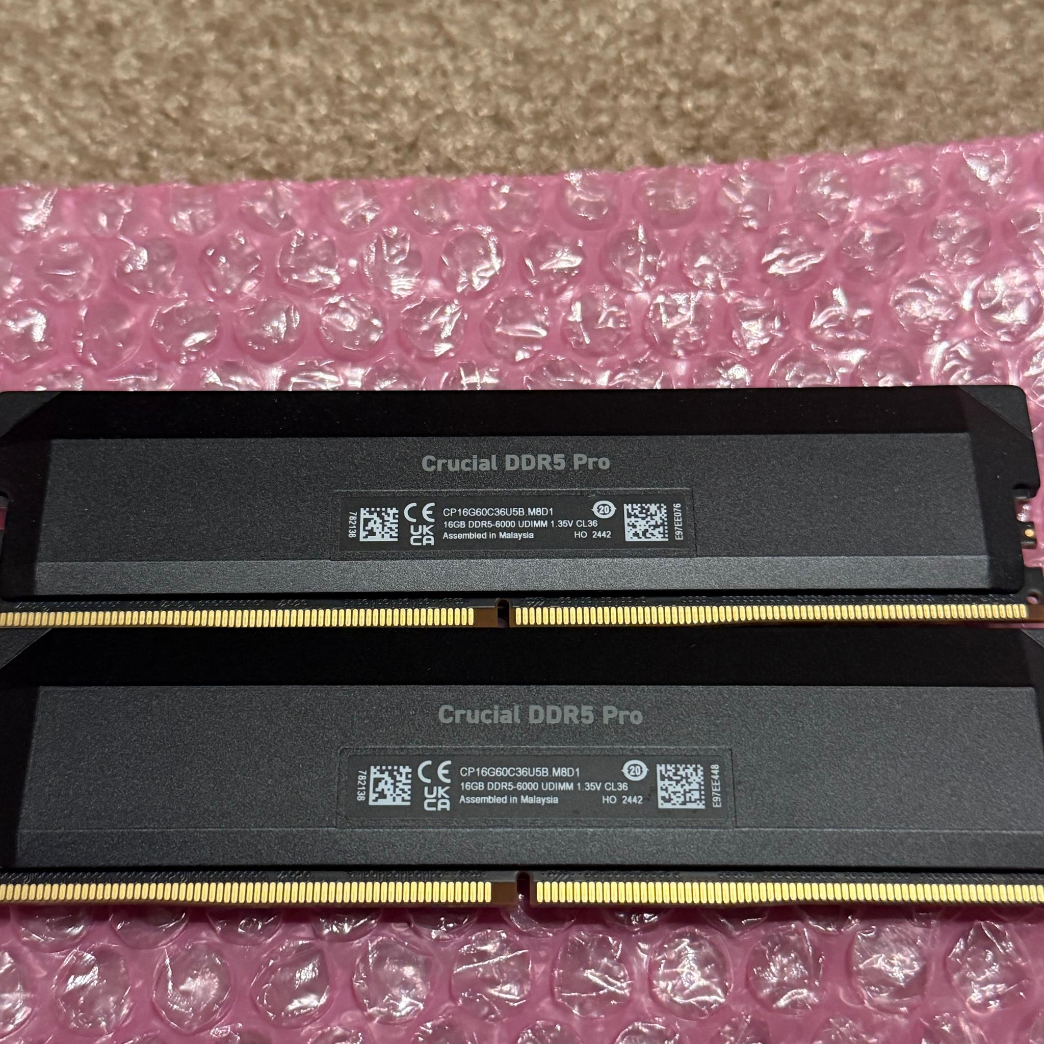 Crucial Pro Overclocking 32GB DDR5-6000 (2x16GB)