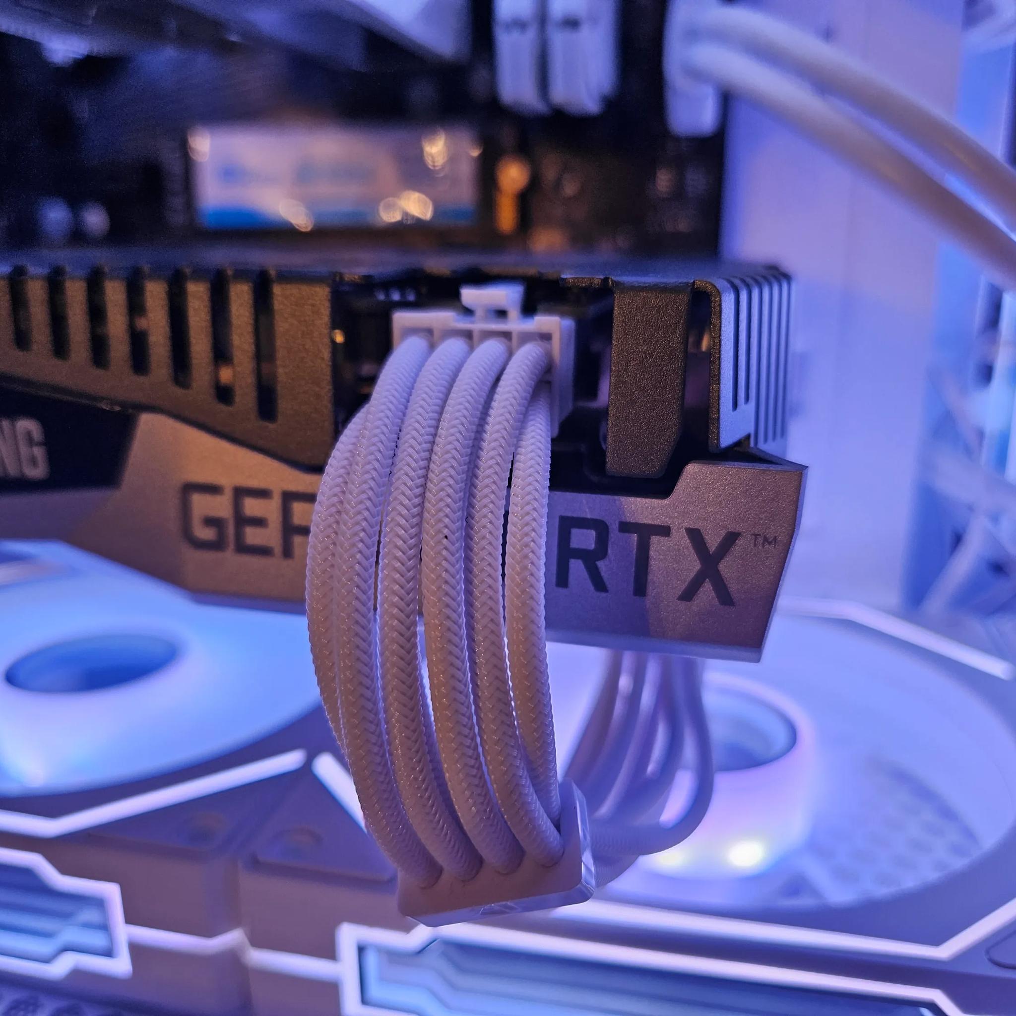 RTX 2060 Ryzen 5 3600x White RTX Fishtank Gaming PC
