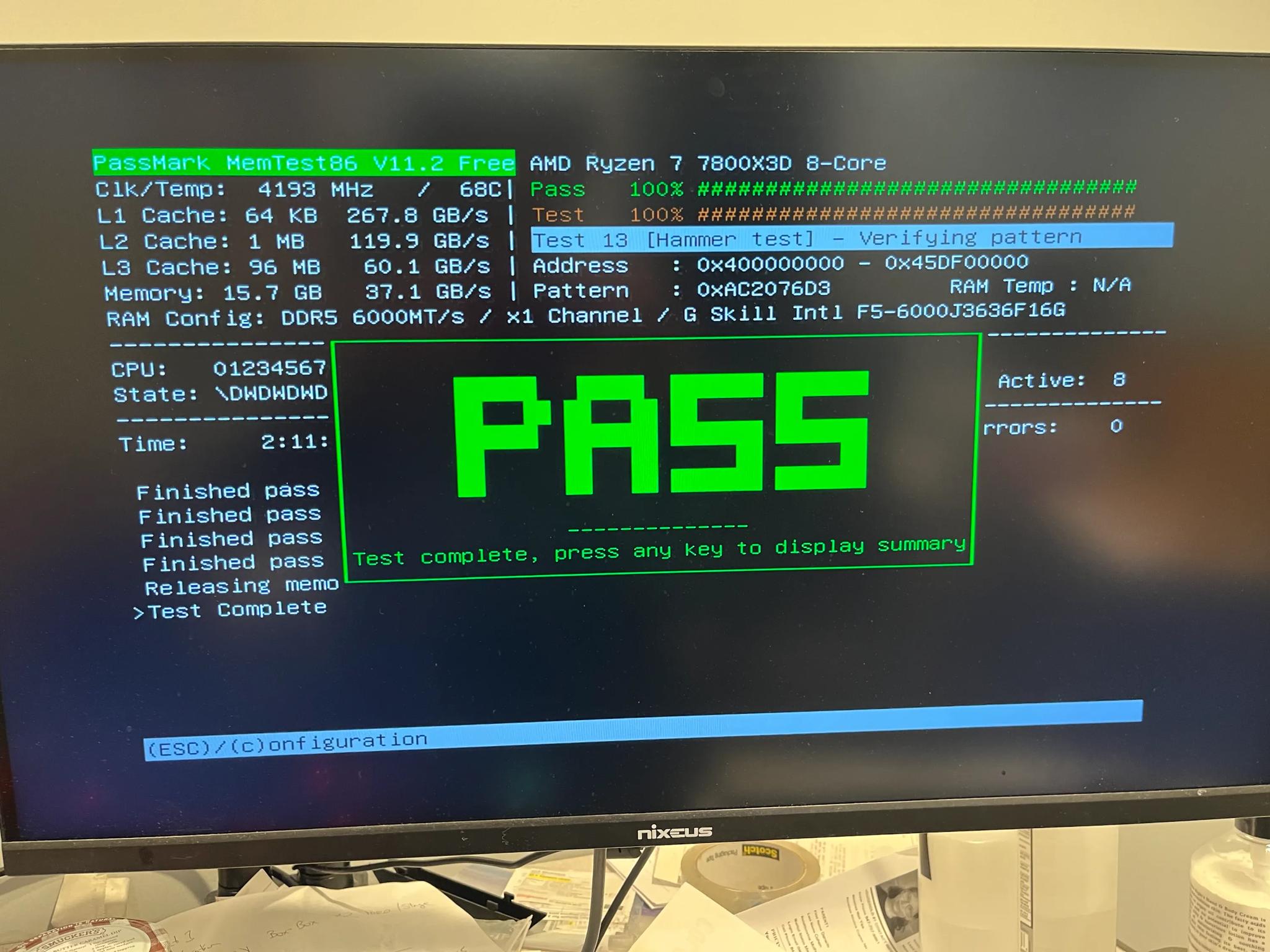 G.Skill DDR5 6000 MT/s 1x16G