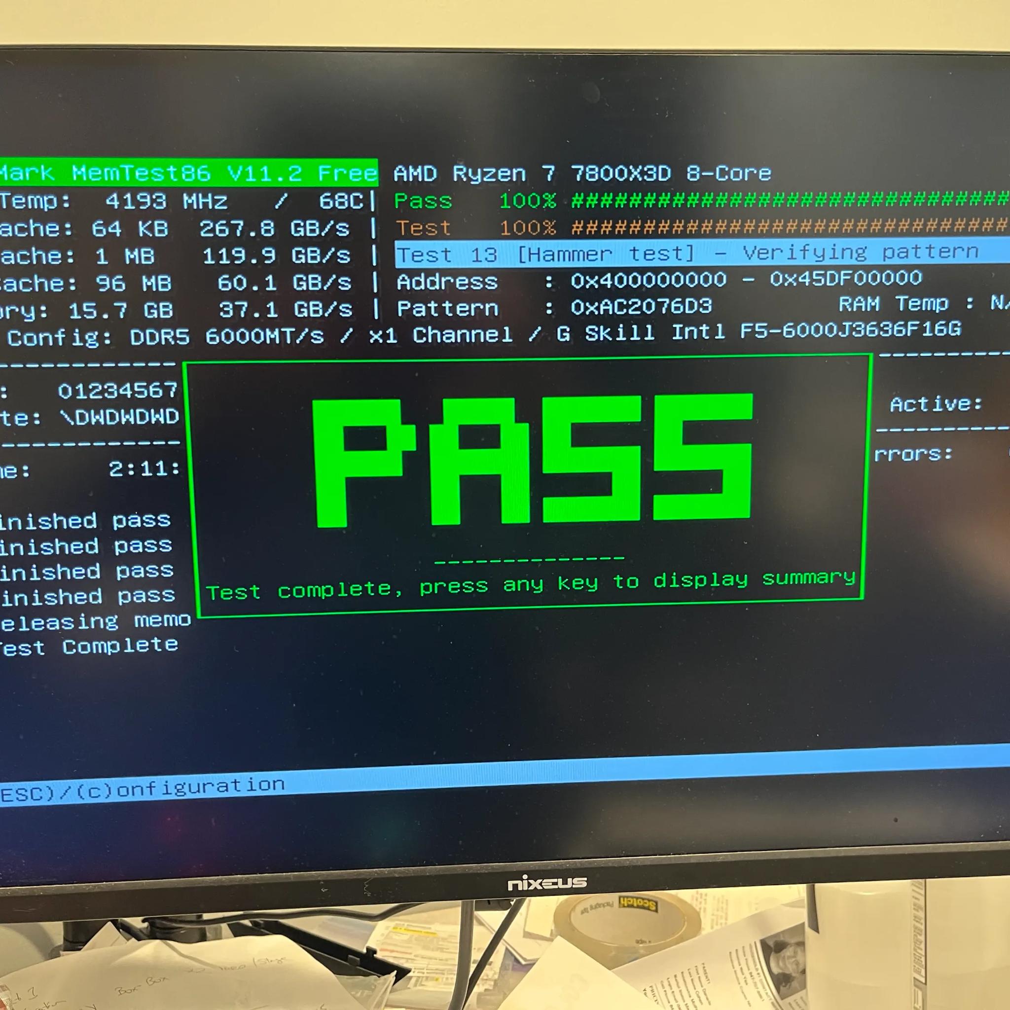 G.Skill DDR5 6000 MT/s 1x16G