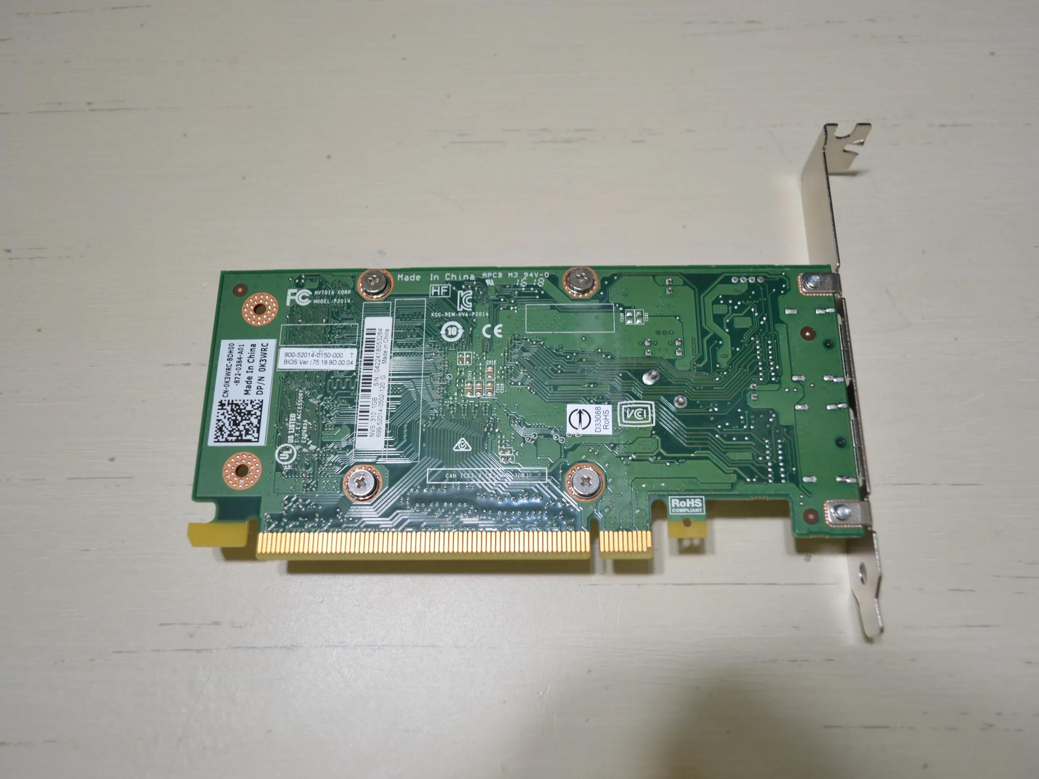 NVIDIA Quadro NVS 310 1GB DDR3 Video Card (#4)