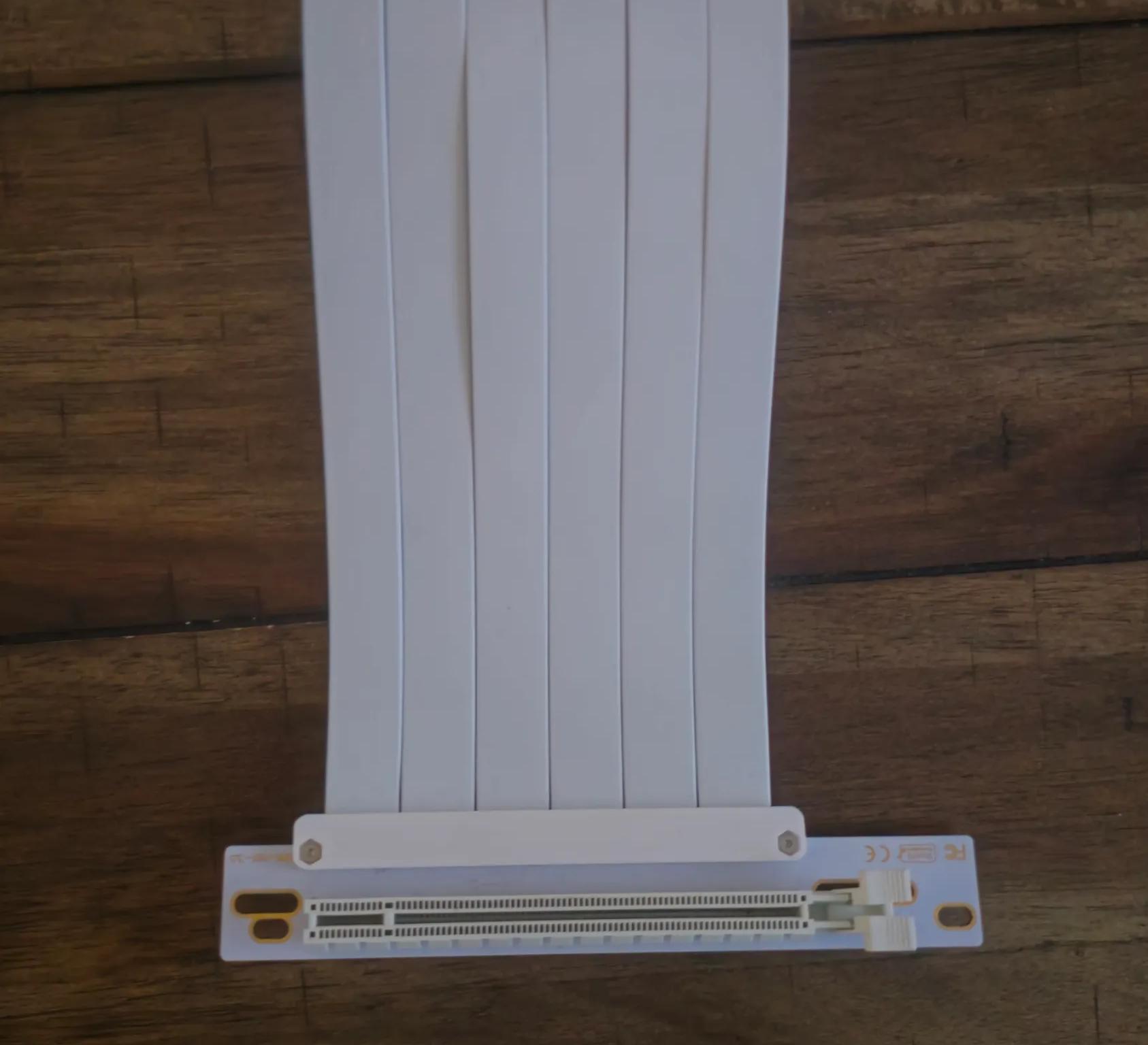 White pcie 3.0 riser cable