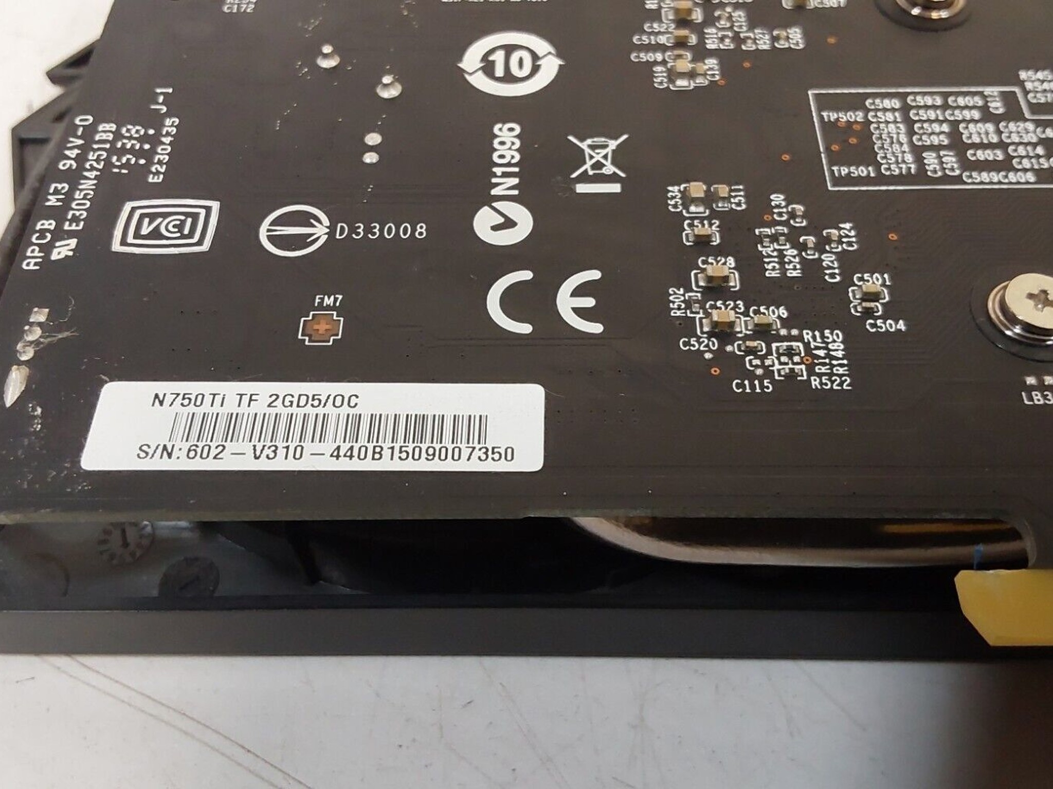 MSI Nvidia 750TI TF 2GB GPU
