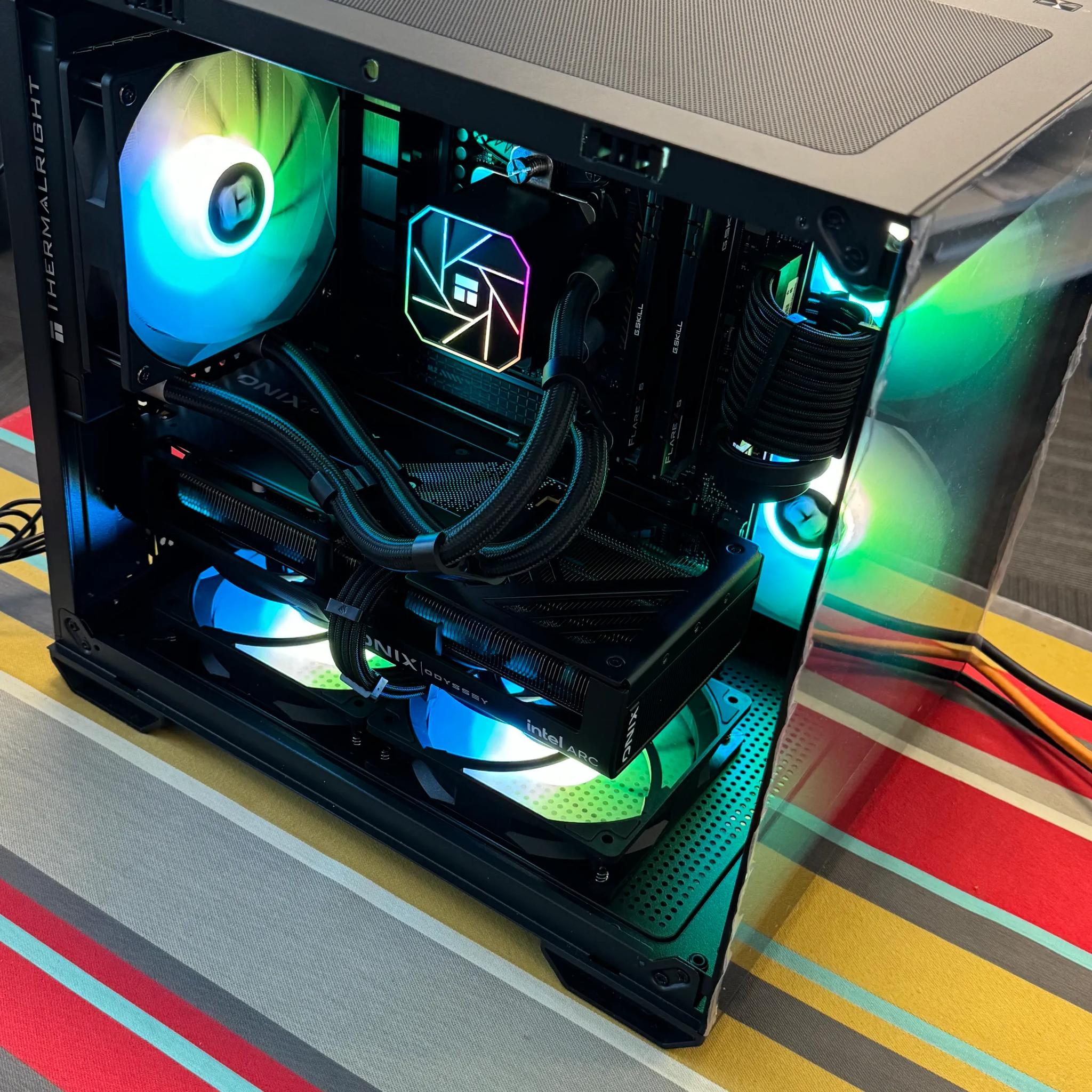 AM5 'ALL NEW PARTS' PC with AMD RYZEN 5 7600X & ARC B580 12GB