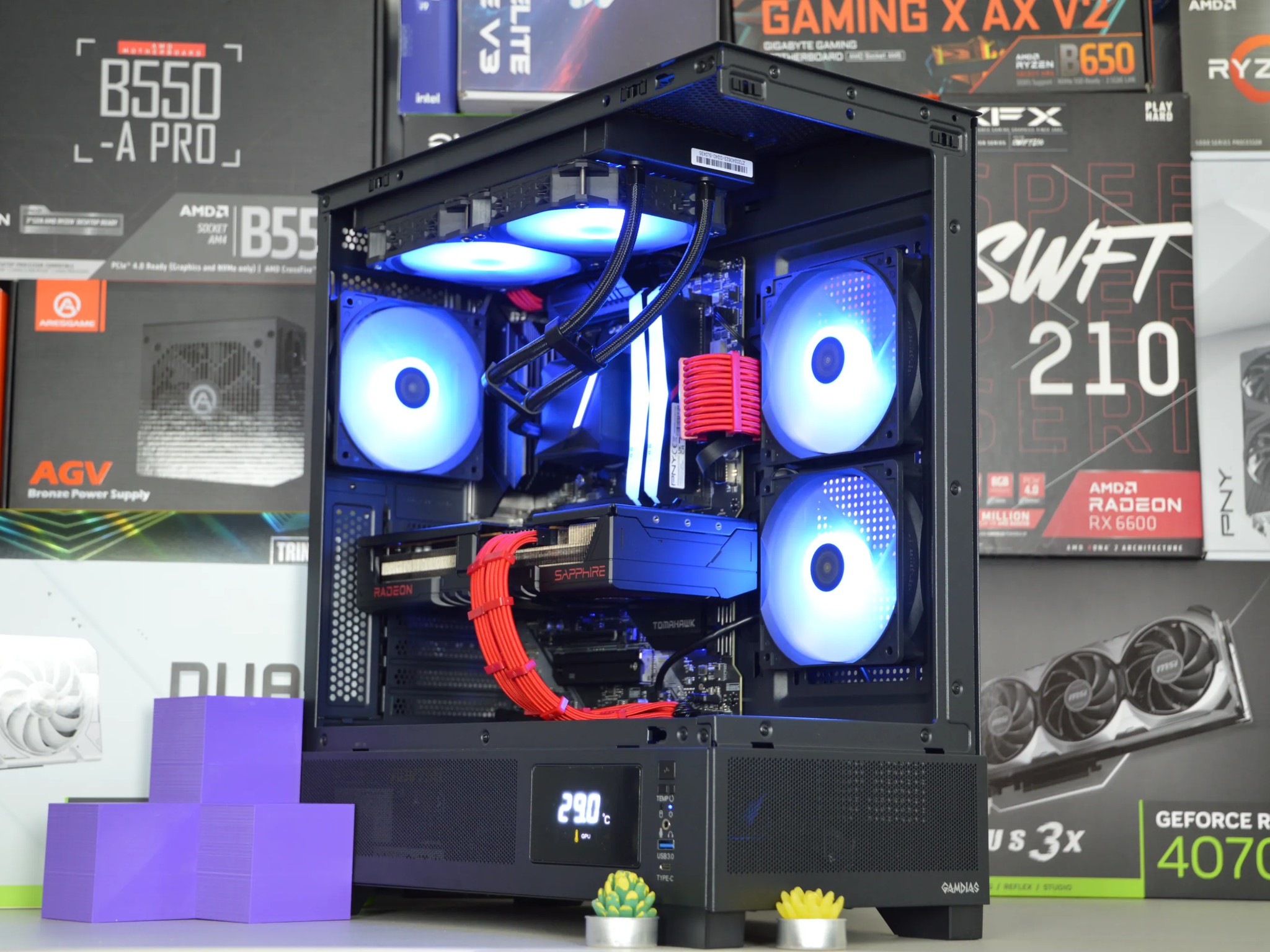 🔴EXTREME🔴| RX 9070 16GB | RYZEN 7 5700X | 32 GB RGB DDR4 RAM | 2TB GEN 4 NVME SSD | Team Red PC |