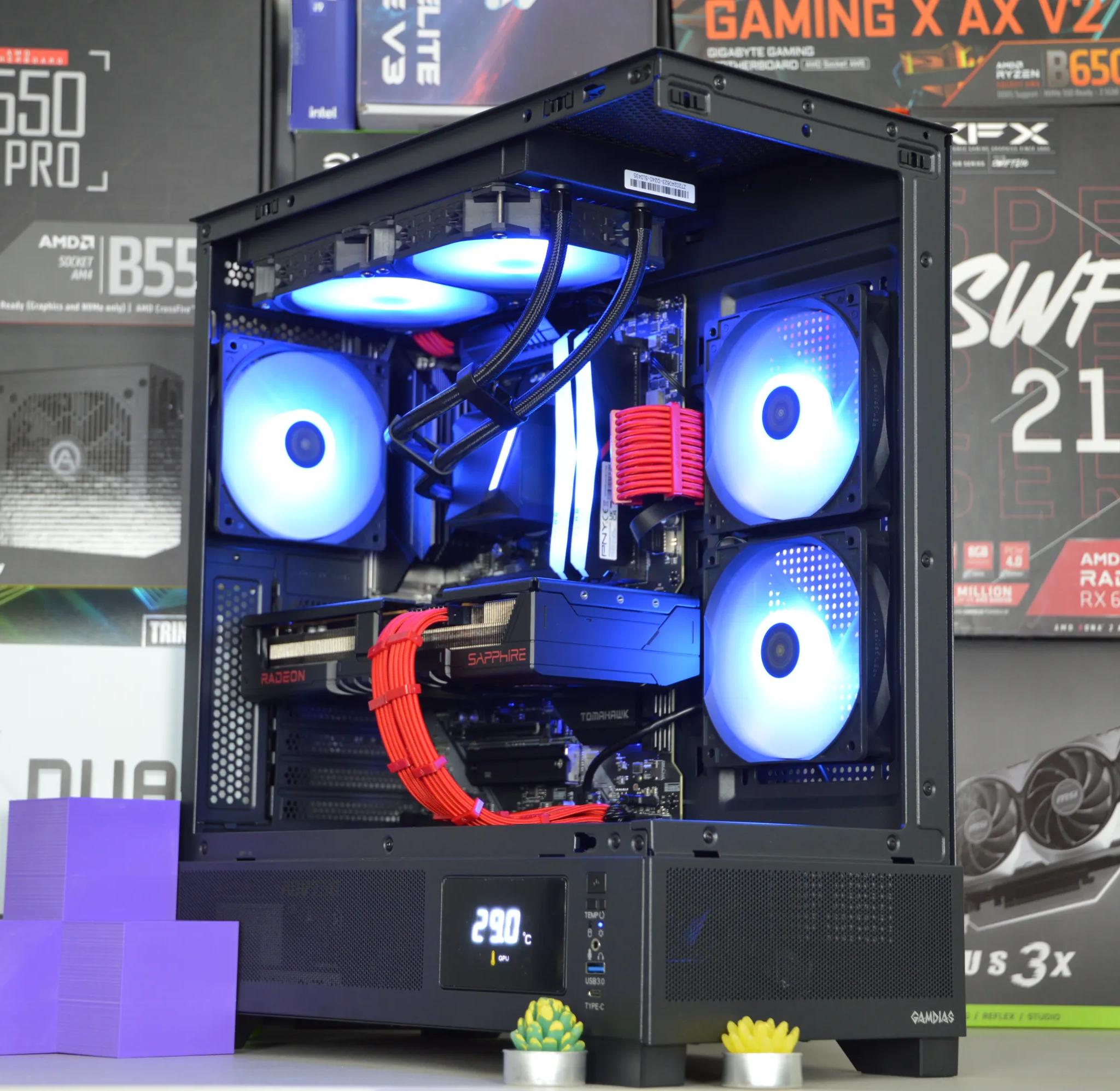 🔴EXTREME🔴| RX 9070 16GB | RYZEN 7 5700X | 32 GB RGB DDR4 RAM | 2TB GEN 4 NVME SSD | Team Red PC |