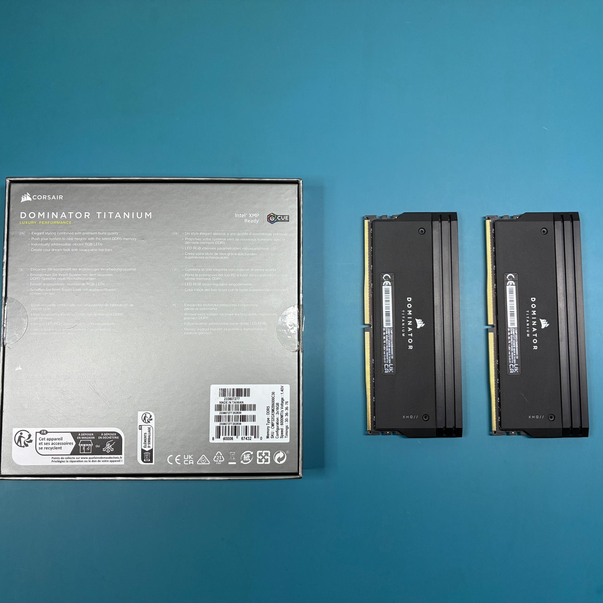 Corsair Dominator Titanium DDR5 32GB kit (Memory)