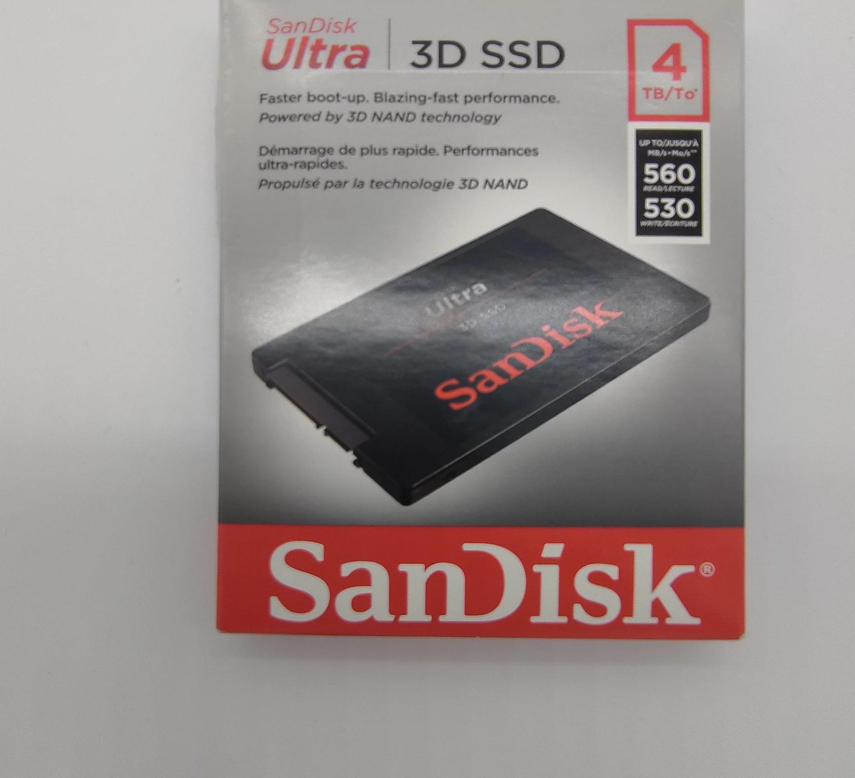 Sandisk UItra 3D 4TB SATA SSD