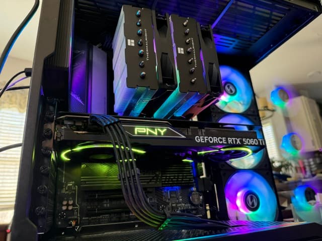 Custom Gaming PC  5060ti 16GB  and 9700X
