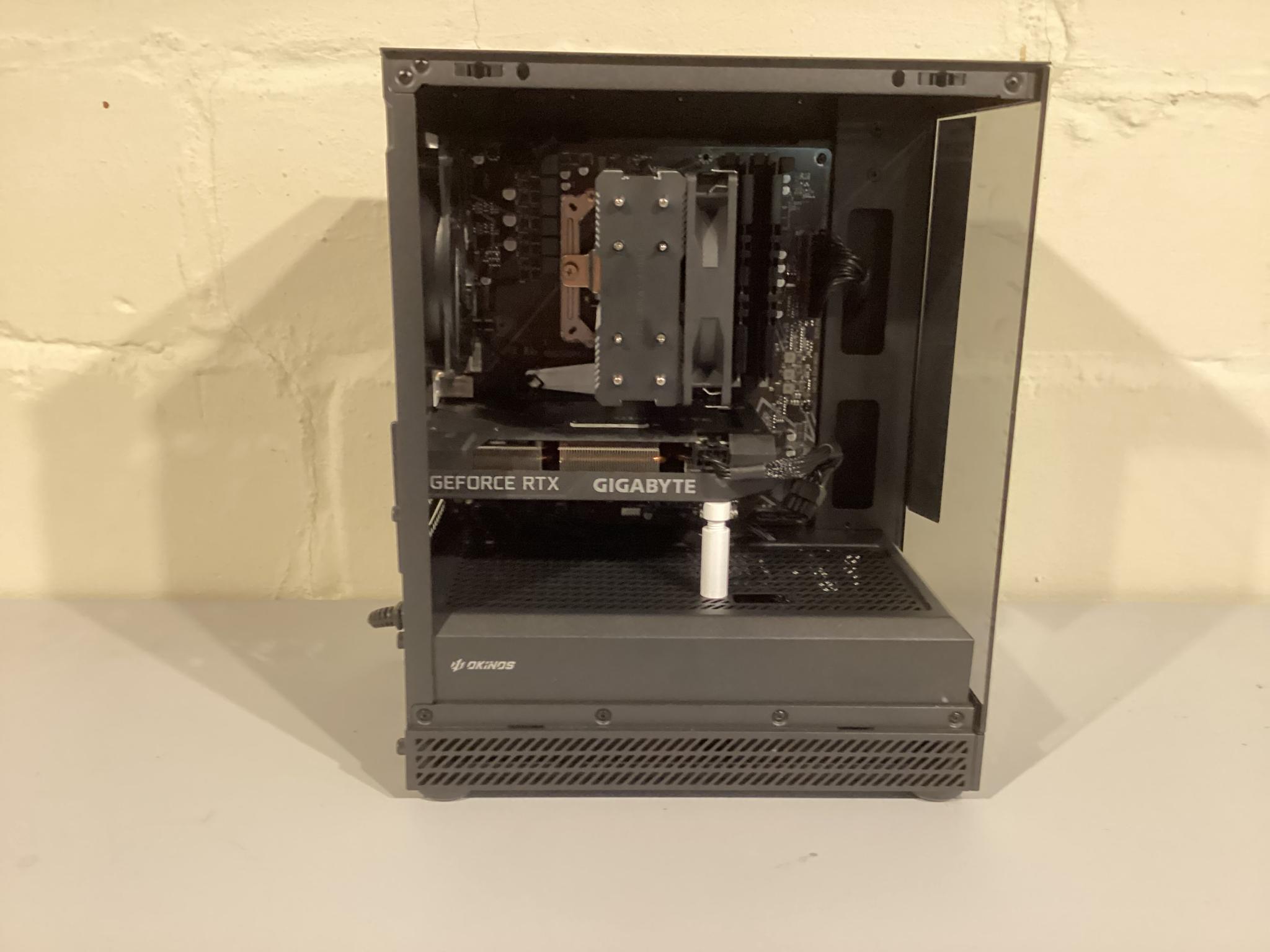 🌑 True Blackout | 3060 TI | Ryzen 5 5500 | 16Gb DDR4 | 512GB M.2 SSD | Windows 11 Home 🌑