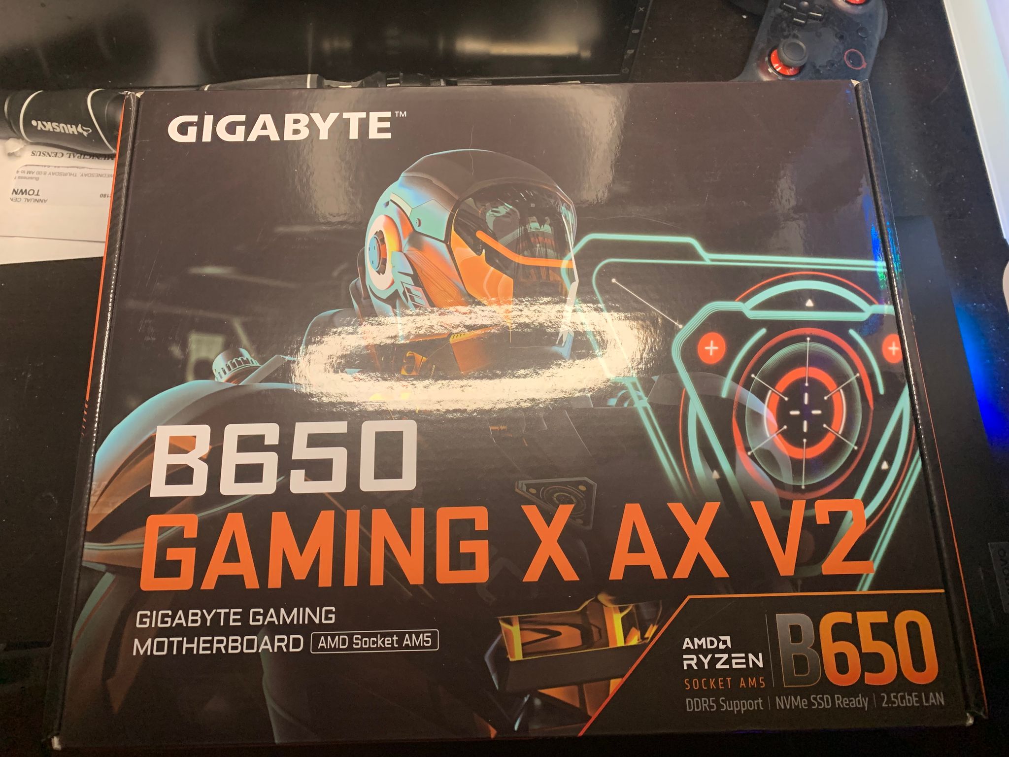 Gigabyte B650 Gaming X AX V2 AM5 Motherboard + AMD Ryzen 7 9700X 8-Core 16-Threads CPU NEW