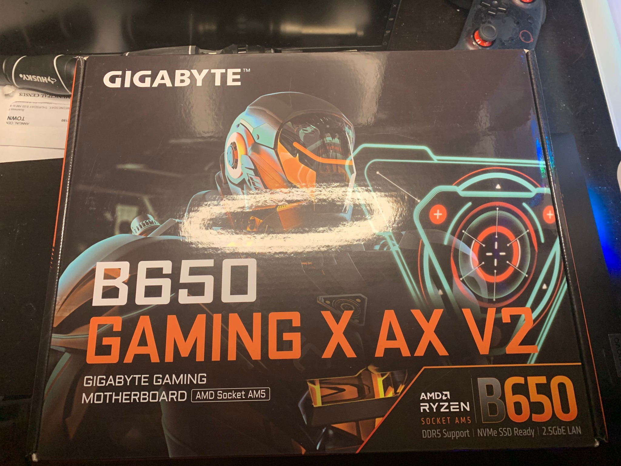 Gigabyte B650 Gaming X AX V2 AM5 Motherboard + AMD Ryzen 7 9700X 8-Core 16-Threads CPU NEW