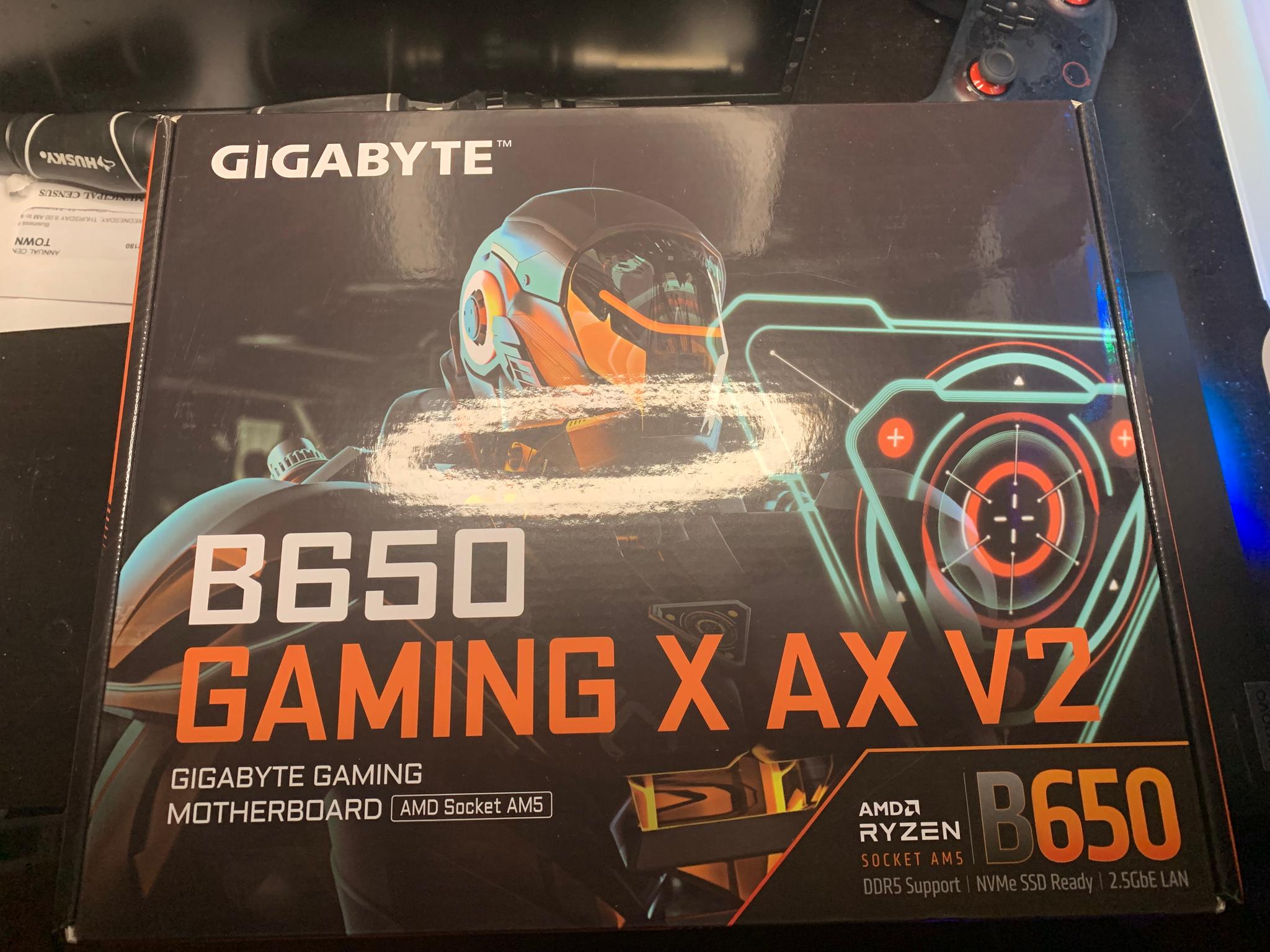 Gigabyte B650 Gaming X AX V2 AM5 Motherboard + AMD Ryzen 7 9700X 8-Core 16-Threads CPU NEW