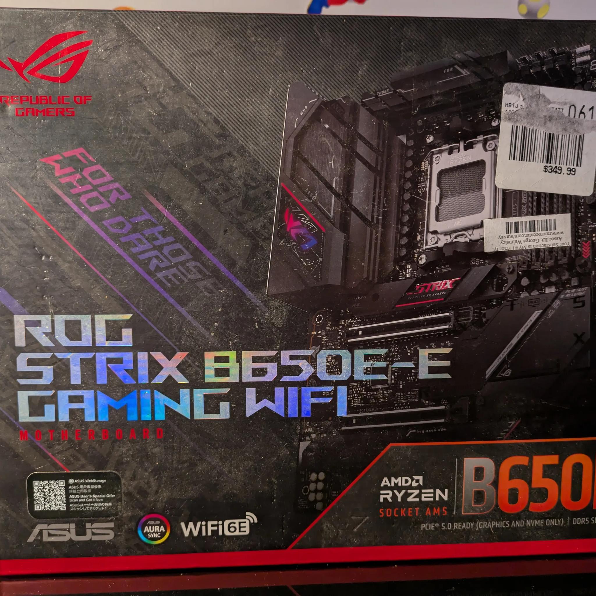 🔥🔥BNIB Ryzen 7 9800X3D|ASUS ROG Strix B650E-E|48GB DDR5-5200 Combo w/ warranty🔥🔥