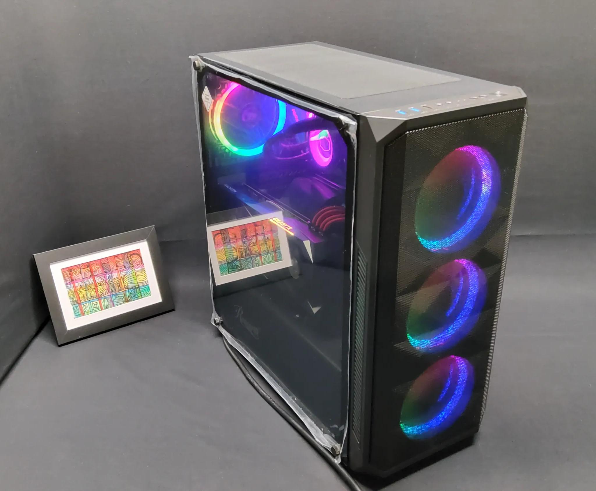 Intel i9 10900k Liquid Cooled-Gigabyte RX 6700XT