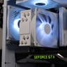 WHITE GAMING PC, RYZEN 5 2600x, GTX 1070, WIFI