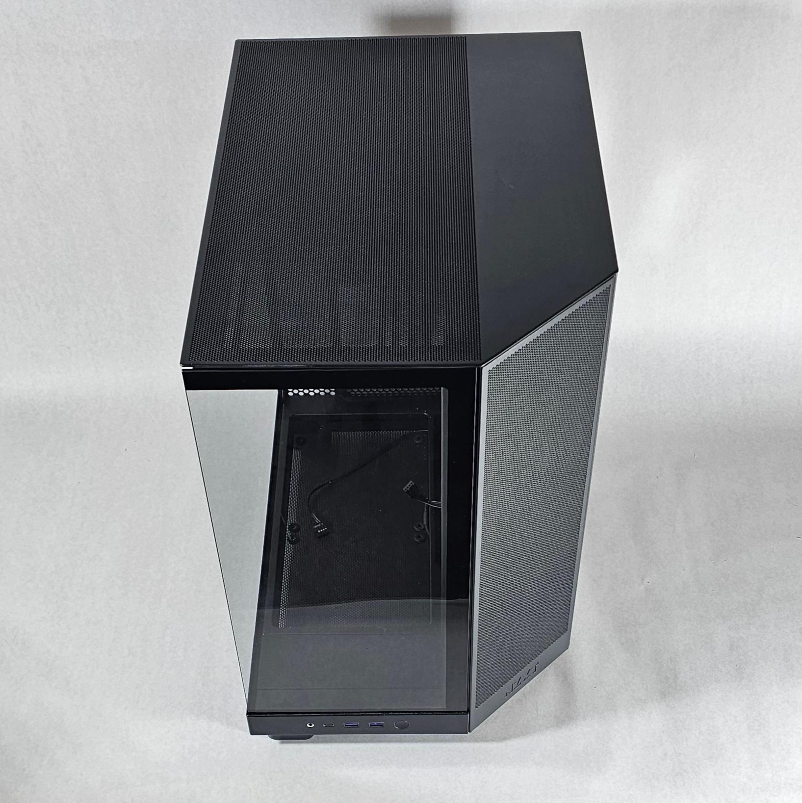 NZXT PC Case with Tempered Glass Side Panel and Front Mesh