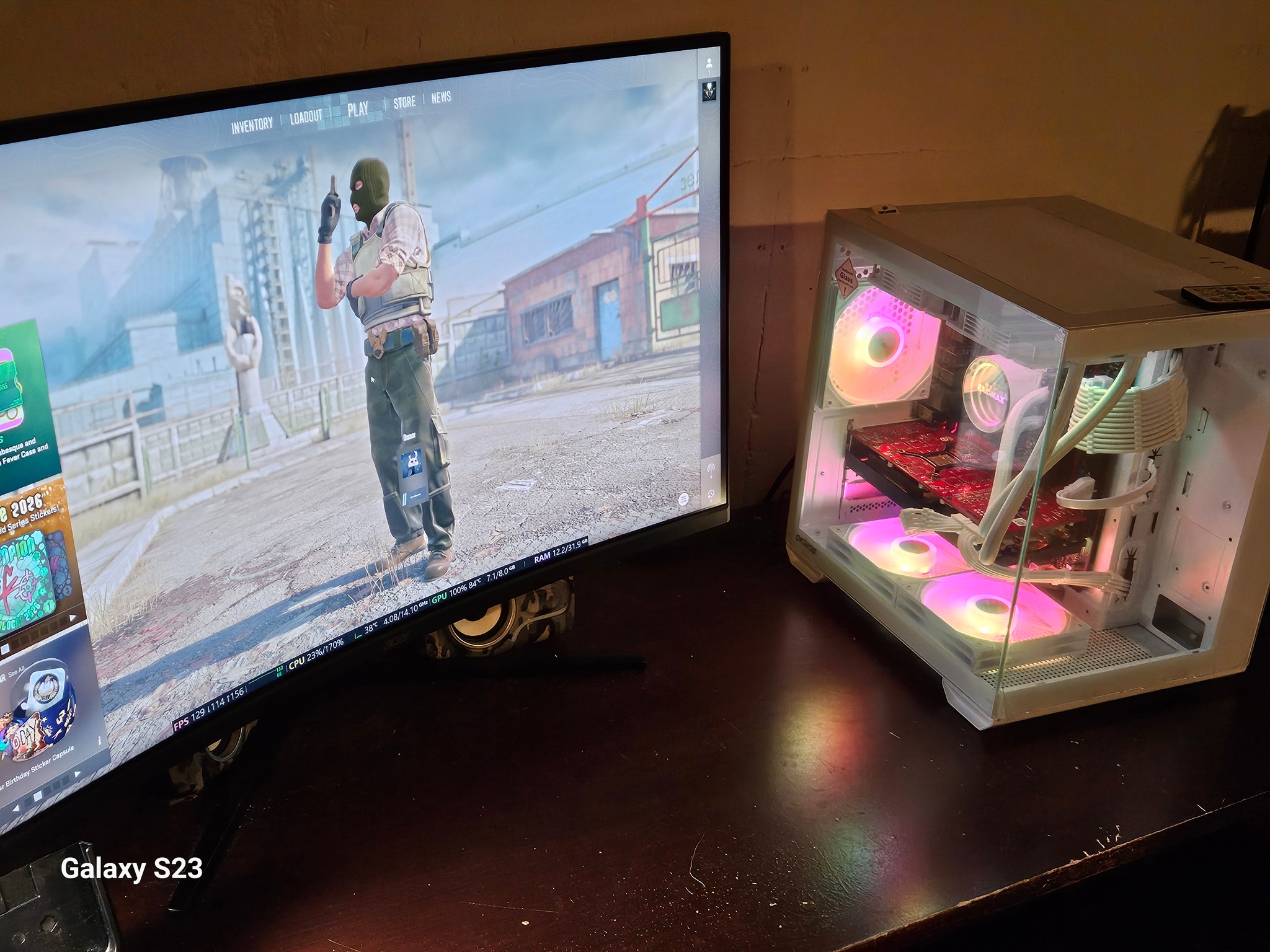 🎮 WHITE 1080P/1440P GAMING PC — RX 5700 XT 8GB | 32GB RAM | 1TB NVMe | 750W PSU