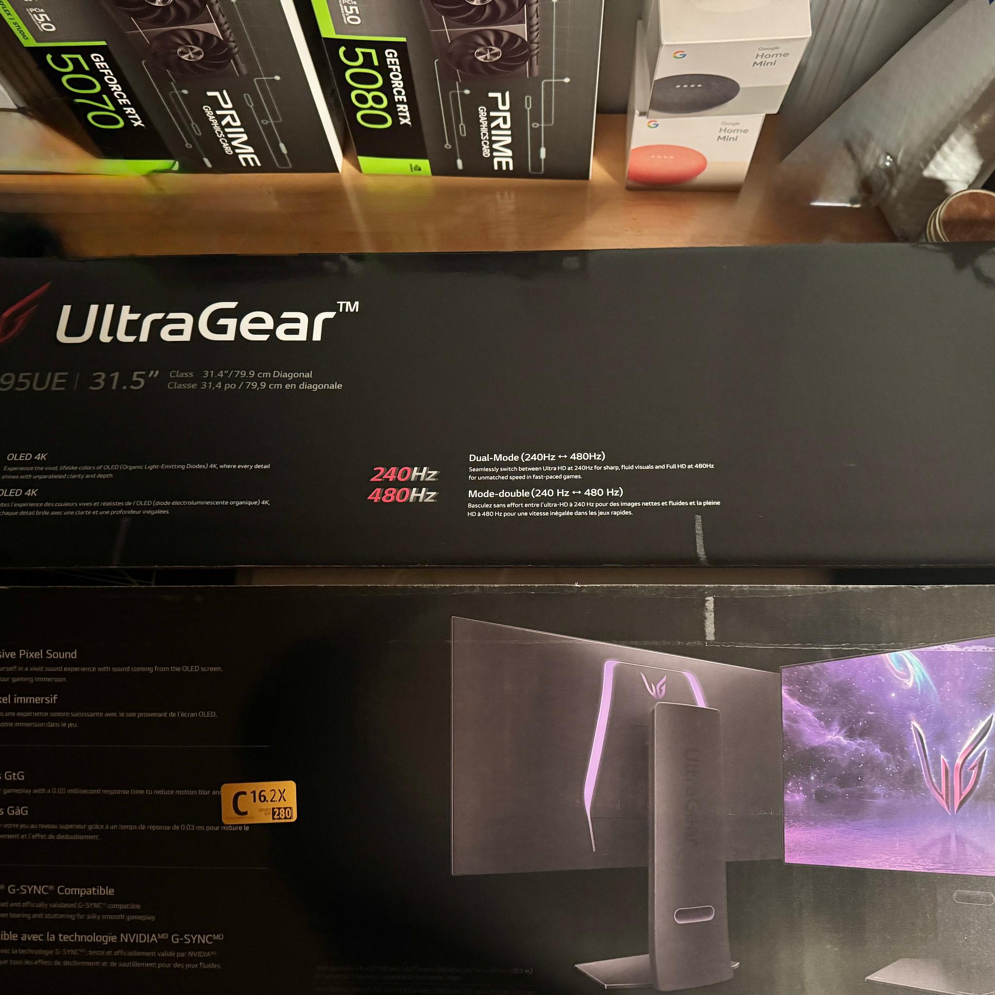 🖥️ 32" 4K OLED | LG 240Hz (FHD 480Hz) 0.03ms Response