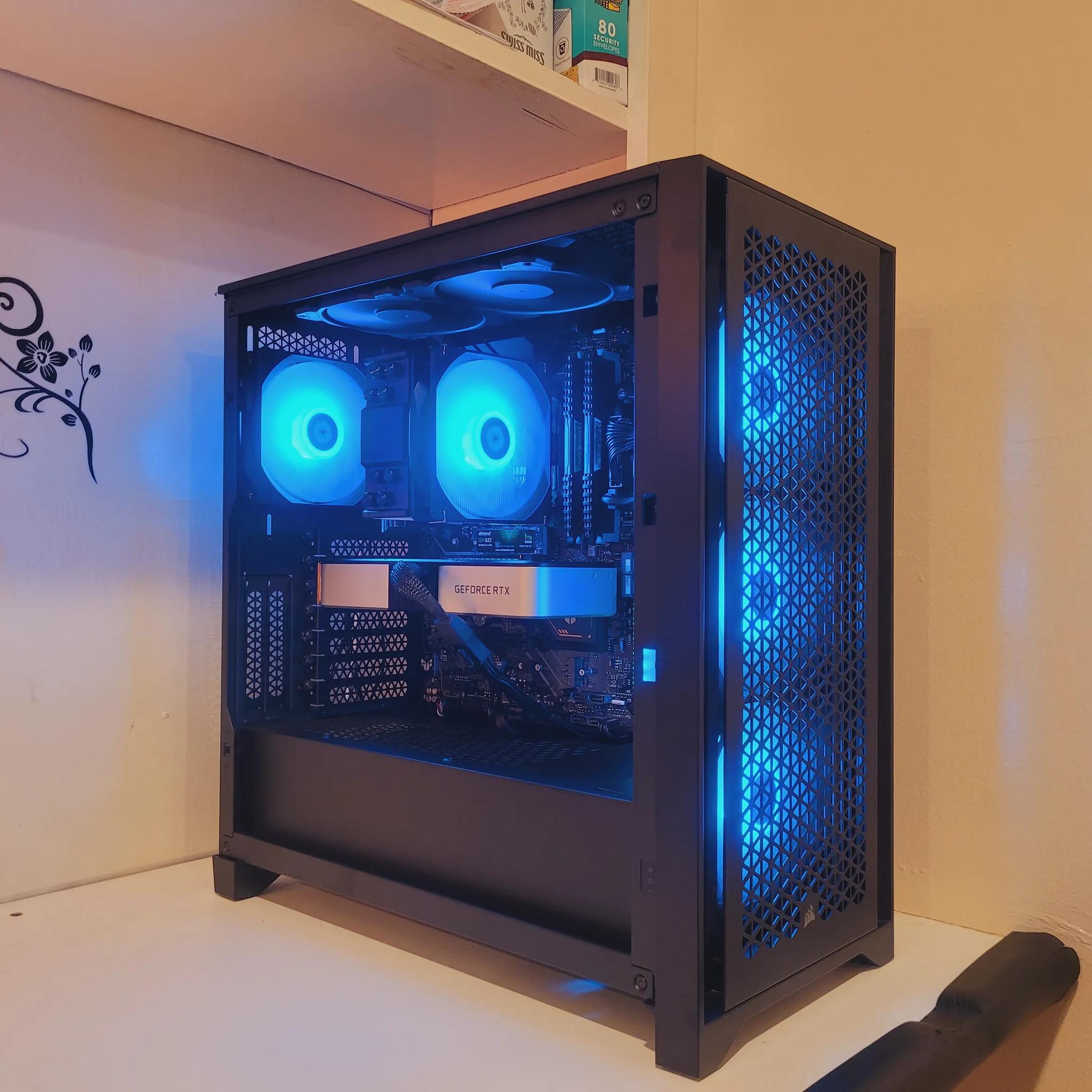 Wifi RTX Gaming PC | Ryzen 5 5600 | RTX 3060ti 8GB | 32GB DDR4 | 1TB SSD Gaming 1080p Gaming PC